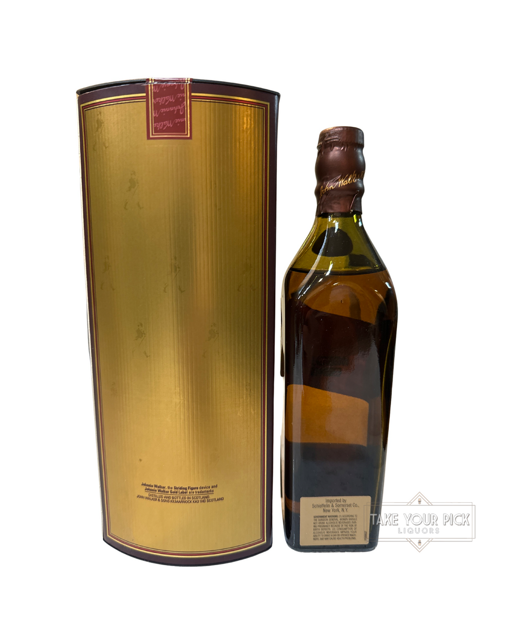 Early 2000's Johnnie Walker Gold Label The Centenary Blend 80 Proof 200ml