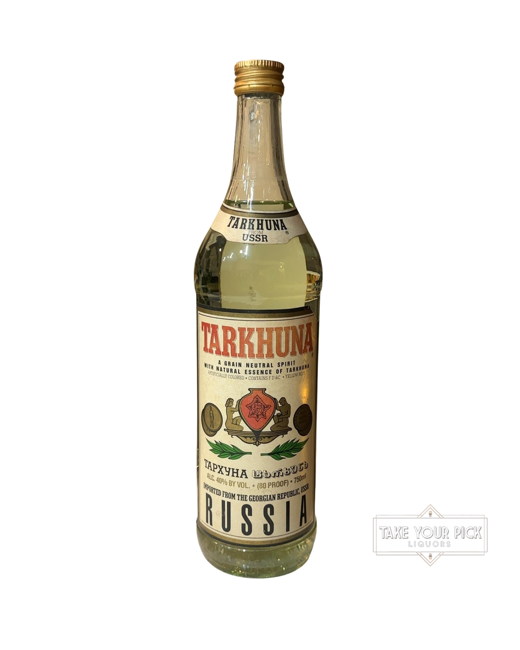 Pre ‘91 Tarkhuna (imported from the Georgian Republic, USSR) 80 Proof 750ml