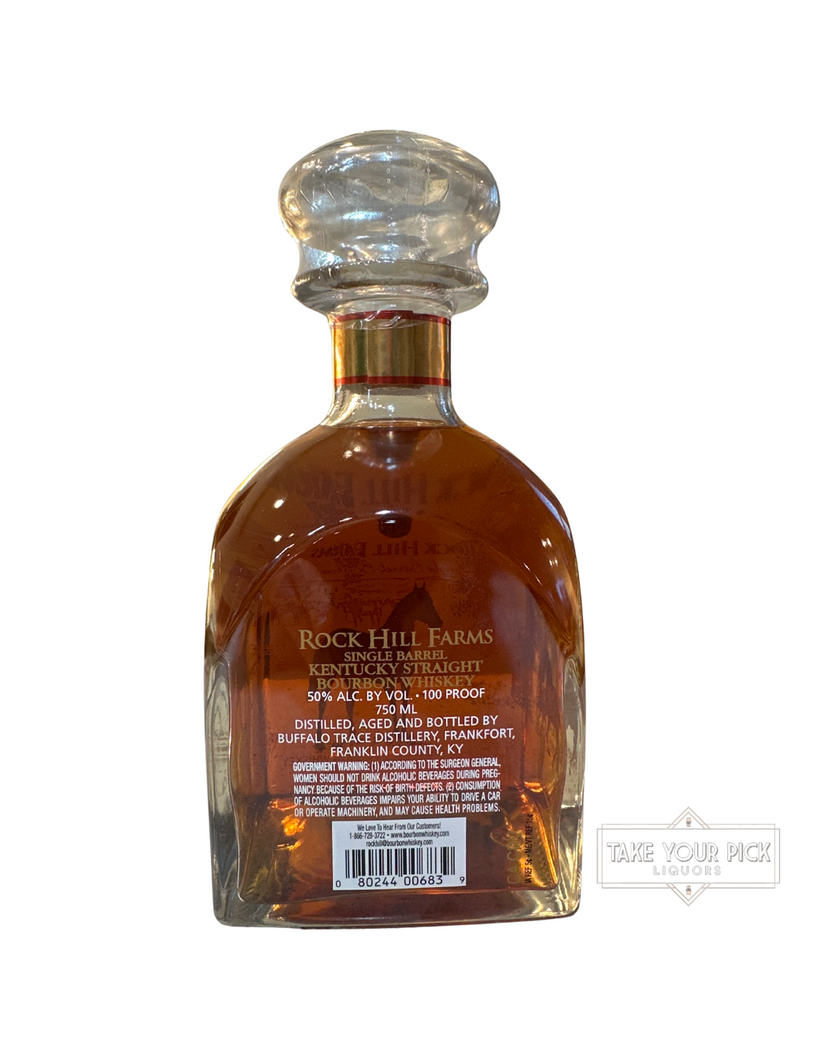 2026 Rock Hill Farms Single Barrel Bourbon 100 Proof 750ml