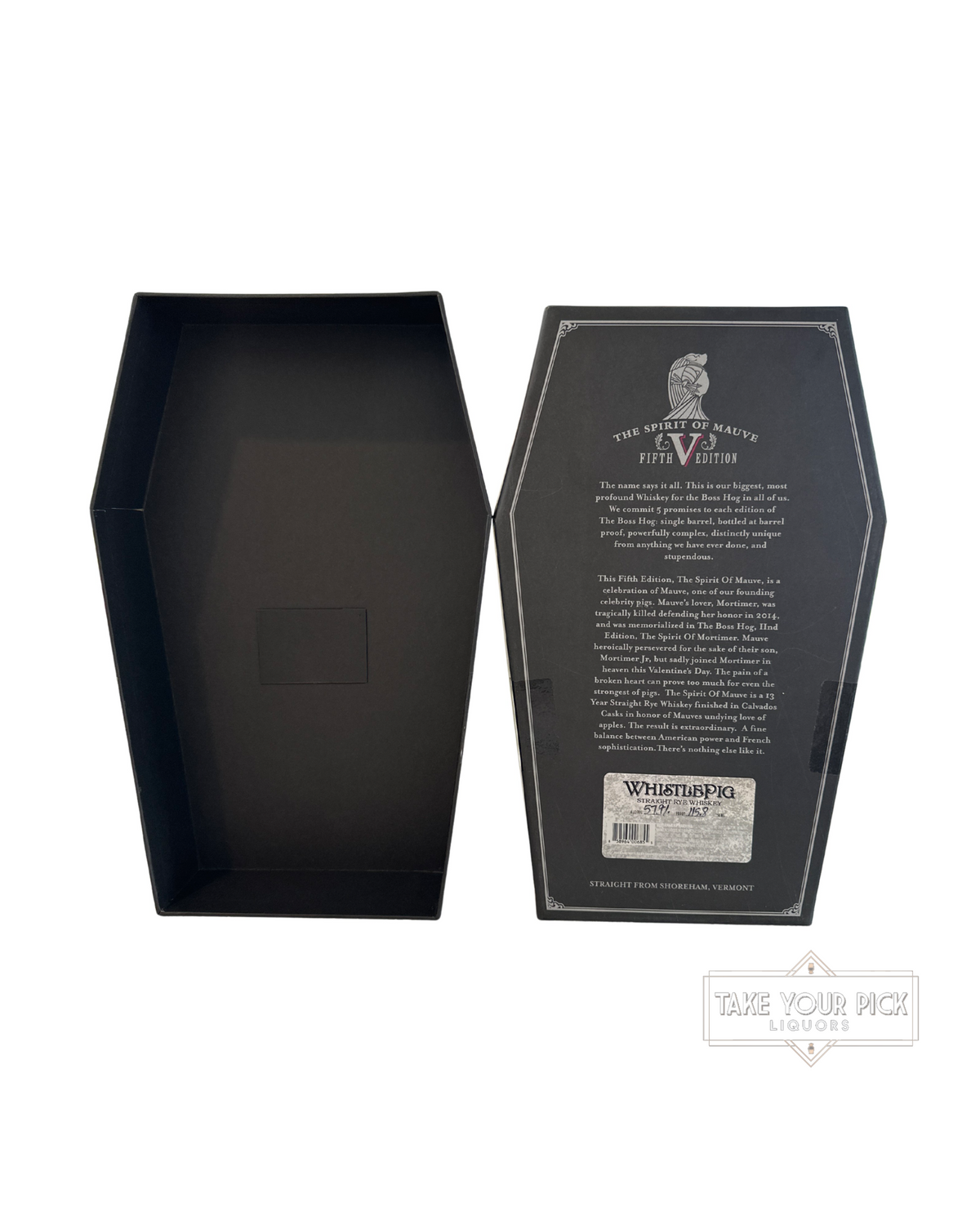 2018 WhistlePig The Boss Hog: The Spirit of Mauve Fifth Edition 115.8 Proof 750ml