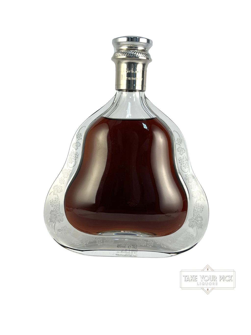 Richard Hennessy early edition with box, replacement stopper, and certificate