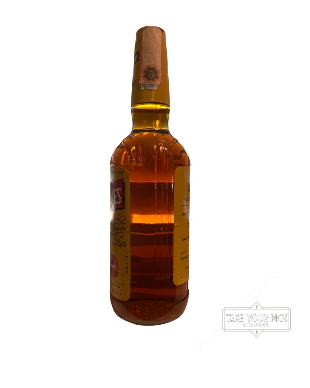 1969 Early Times Distillery Co. Old Style Kentucky Straight Bourbon Whisky 86 Proof