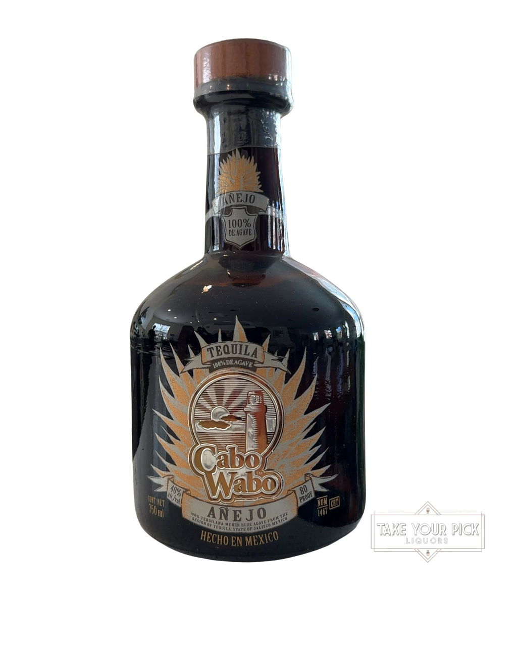 Unknown Cabo Wabo Anejo NOM 1467 Tequila 80 Proof 750ml