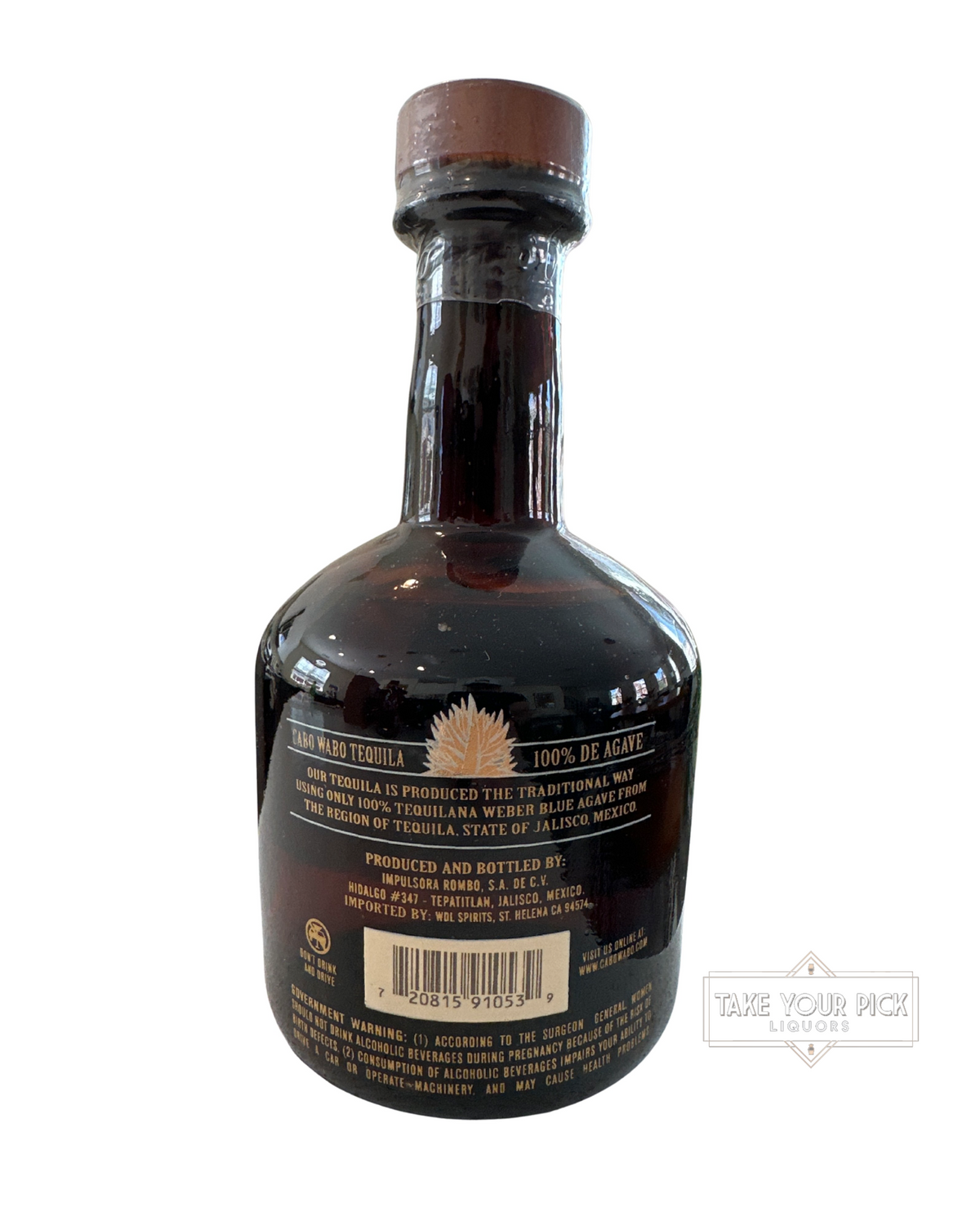 Unknown Cabo Wabo Anejo NOM 1467 Tequila 80 Proof 750ml