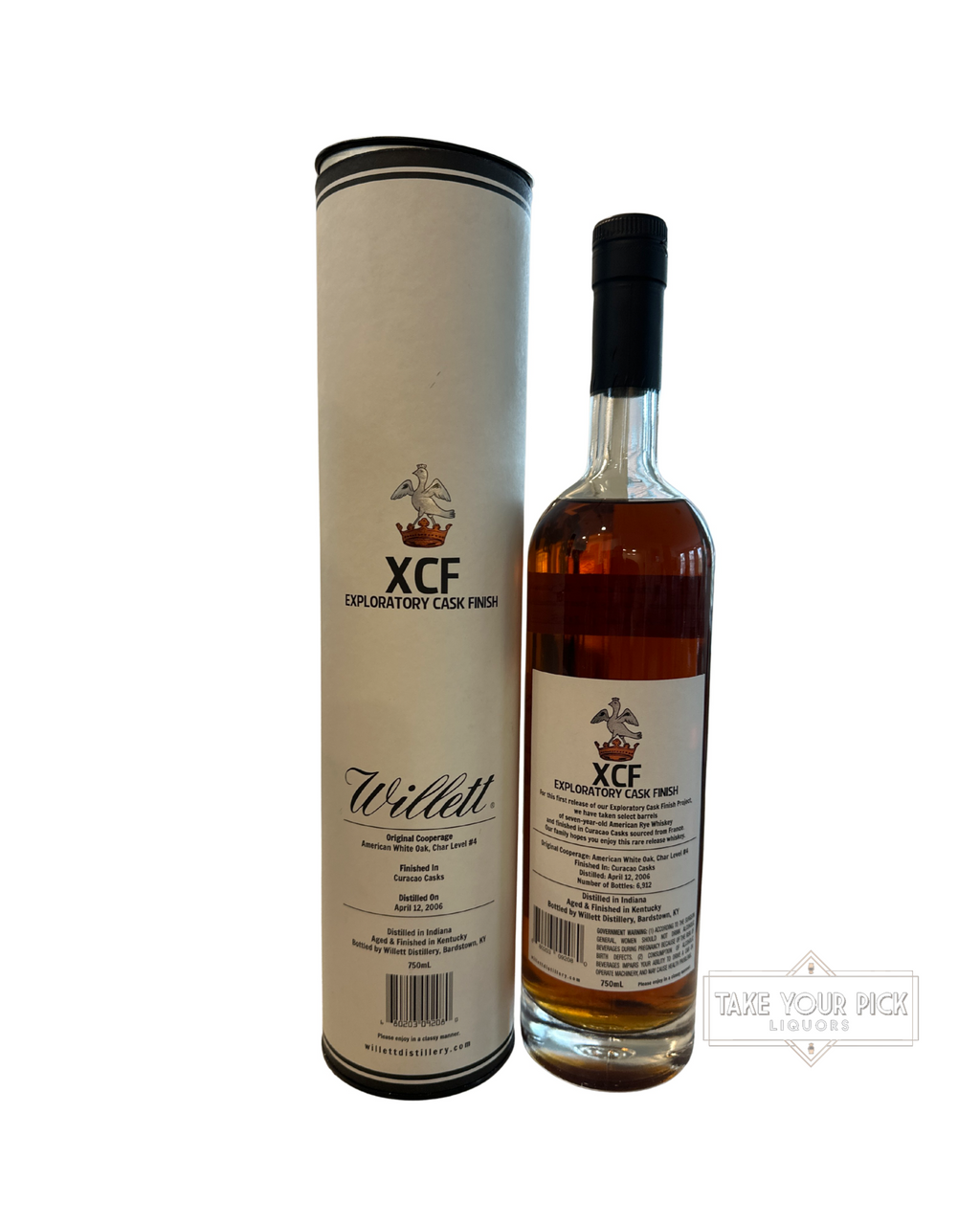 2014 Willett XCF Exploratory Cask Finish Version 1.0 103.4 Proof 750ml