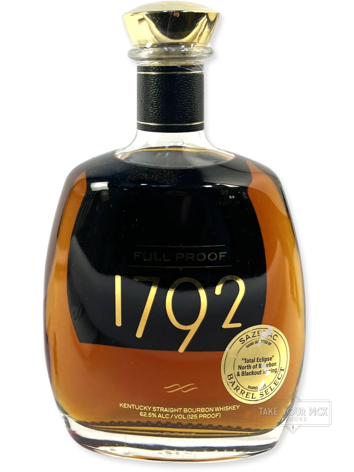 1792 Full Proof Kentucky Straight Bourbon Whiskey - 125 Proof - Bottle Front