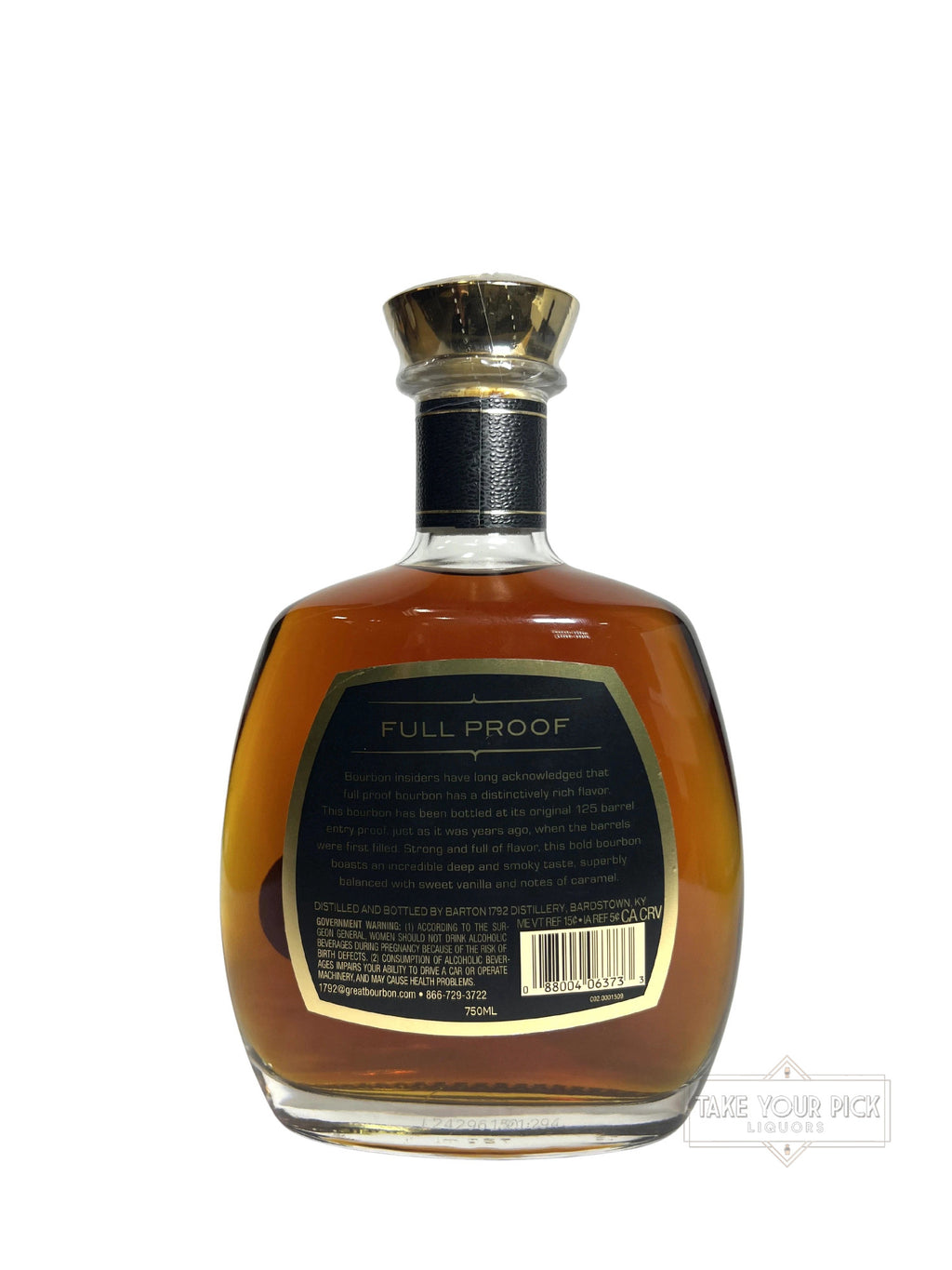1792 Full Proof Kentucky Straight Bourbon Whiskey - 125 Proof