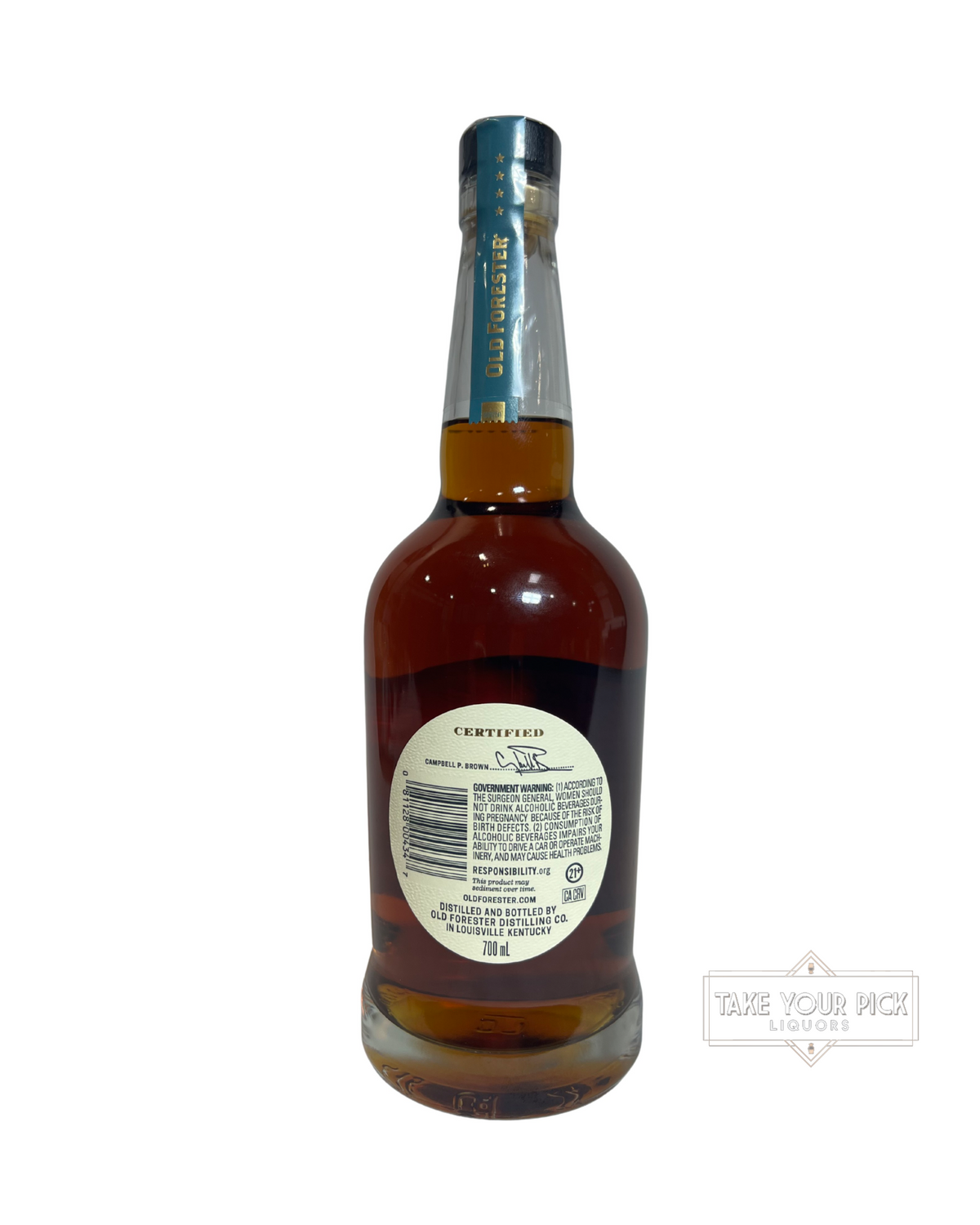 Old Forester President's Choice Kentucky Straight Bourbon Whiskey (2025) 118.9 Proof 750ml