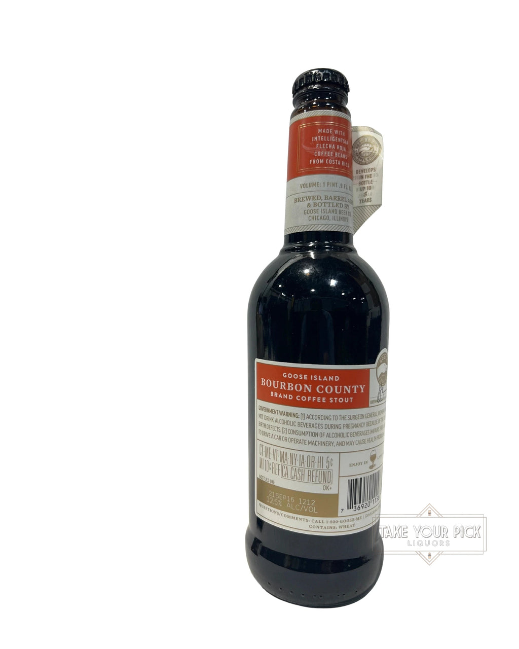 Goose Island Bourbon County Brand Coffee Stout 2016 (12.5%) 500ml