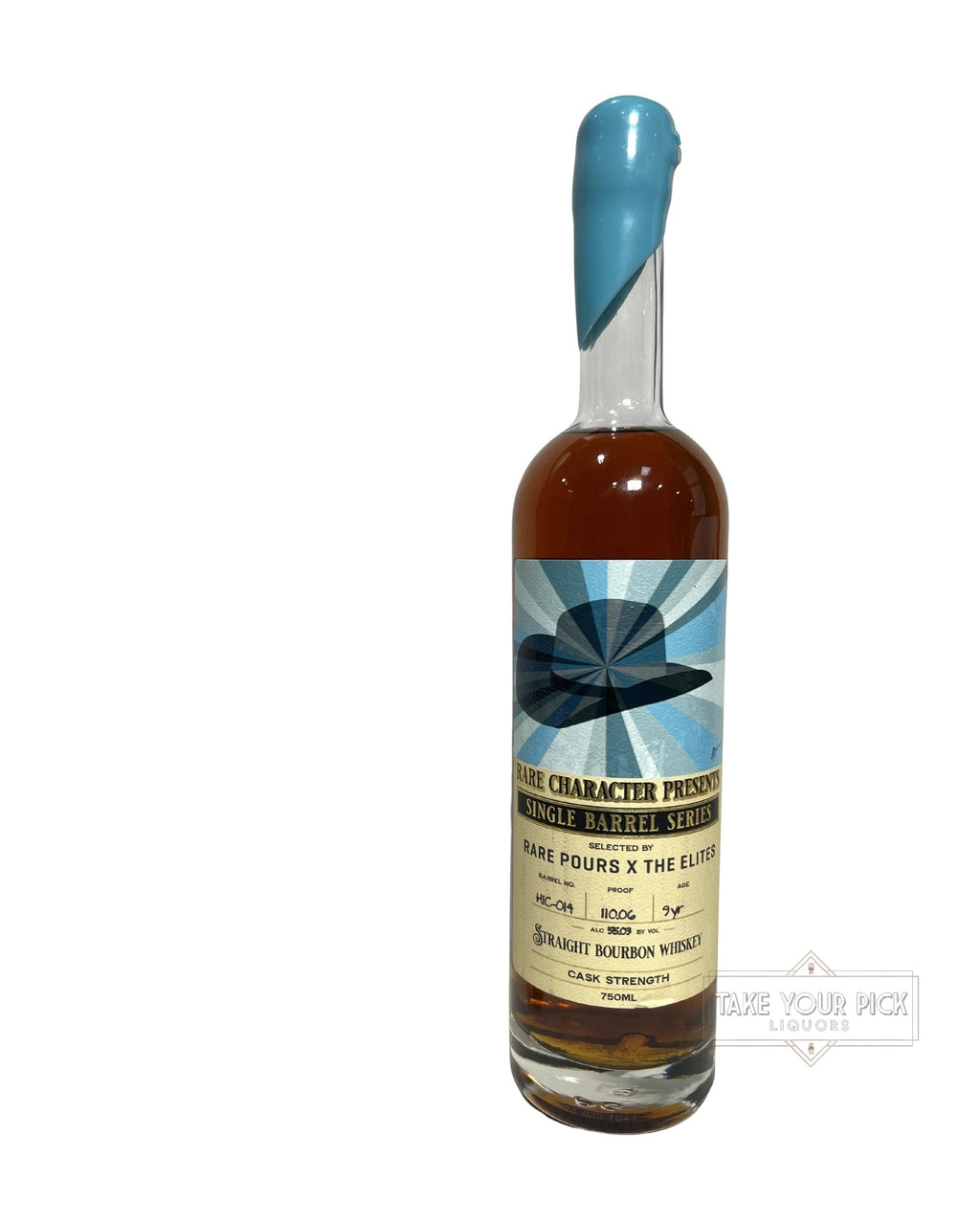 Rare Character Single Barrel Series Straight Bourbon Whiskey 110.06 Proof Selected by "Rare Pours x The Elites" (2024) 110.1 Proof 750ml