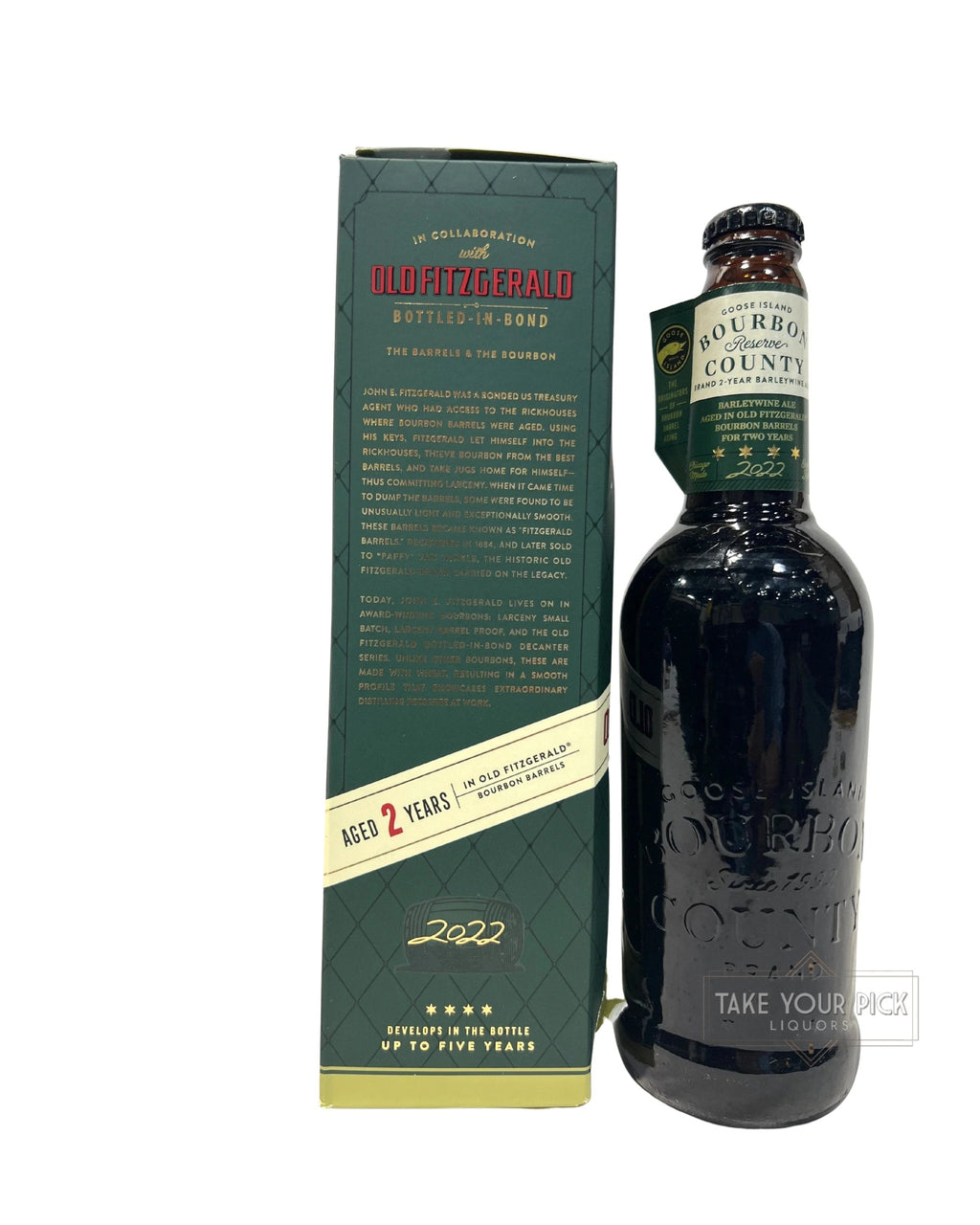 Old Fitzgerald Goose Island Bourbon County Stout 2022 (17%) 500ml