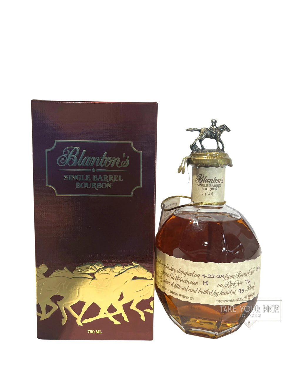 Blanton's Takara 2024 (Small Crack in Wax) 93 Proof 750ml