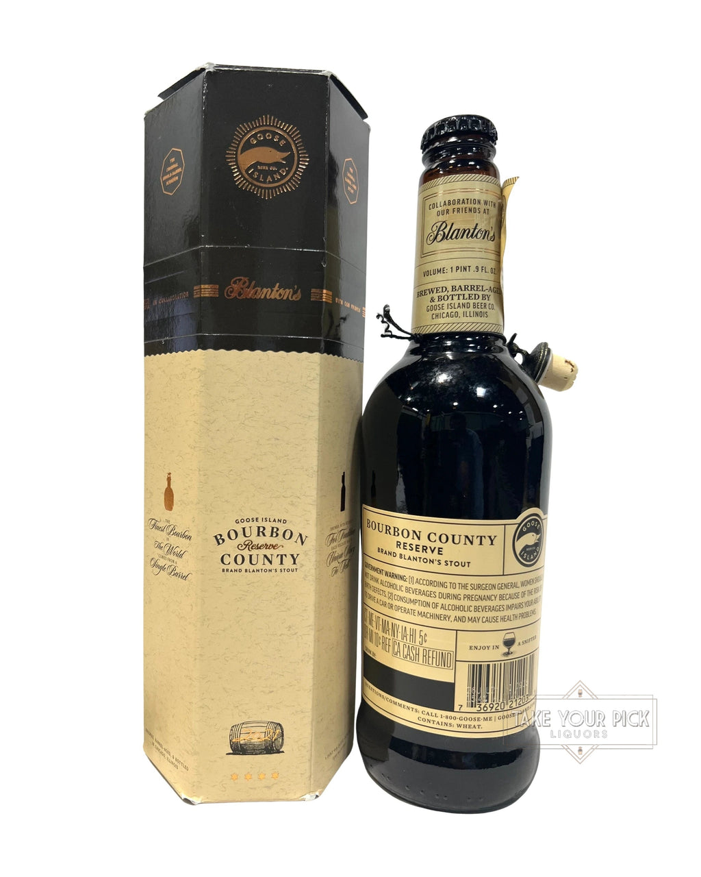 Bourbon County Reserve Brand Blanton's Stout 2021 (15.4%) 500ml