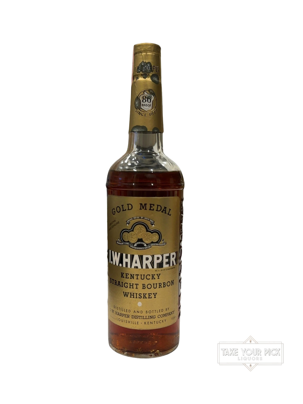 1961 I.W. Harper 6 Year Kentucky Straight Bourbon Whiskey 86 Proof 4ml