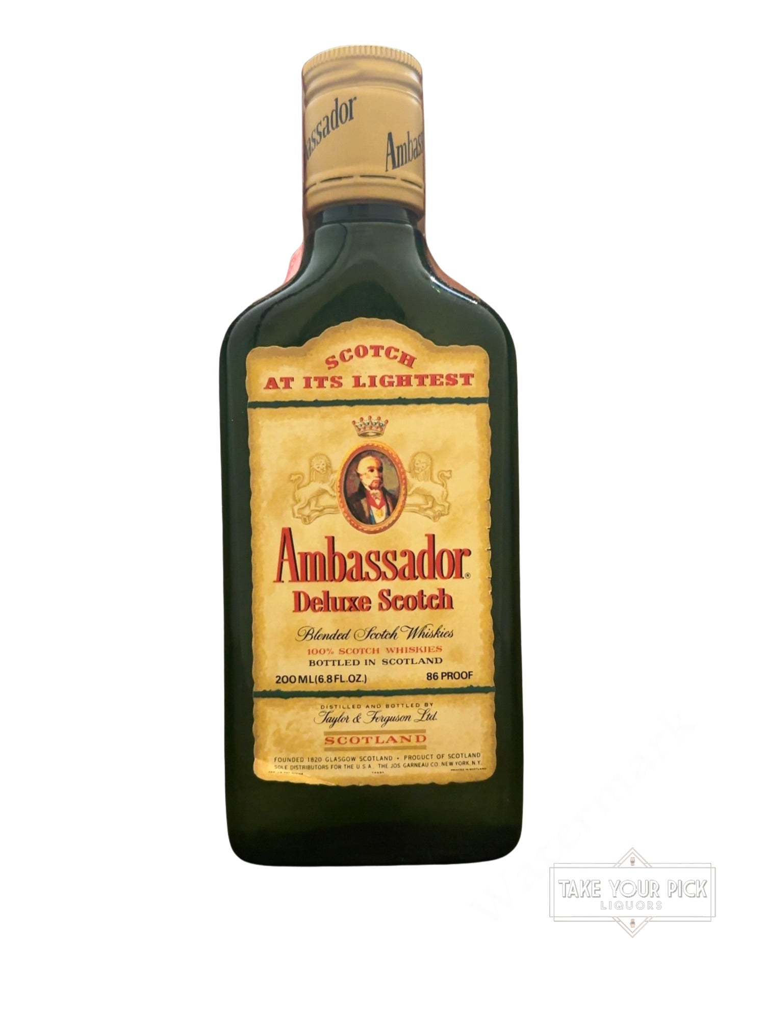 1961 Taylor & Ferguson Ltd. Ambassador Deluxe Scotch 86 Proof