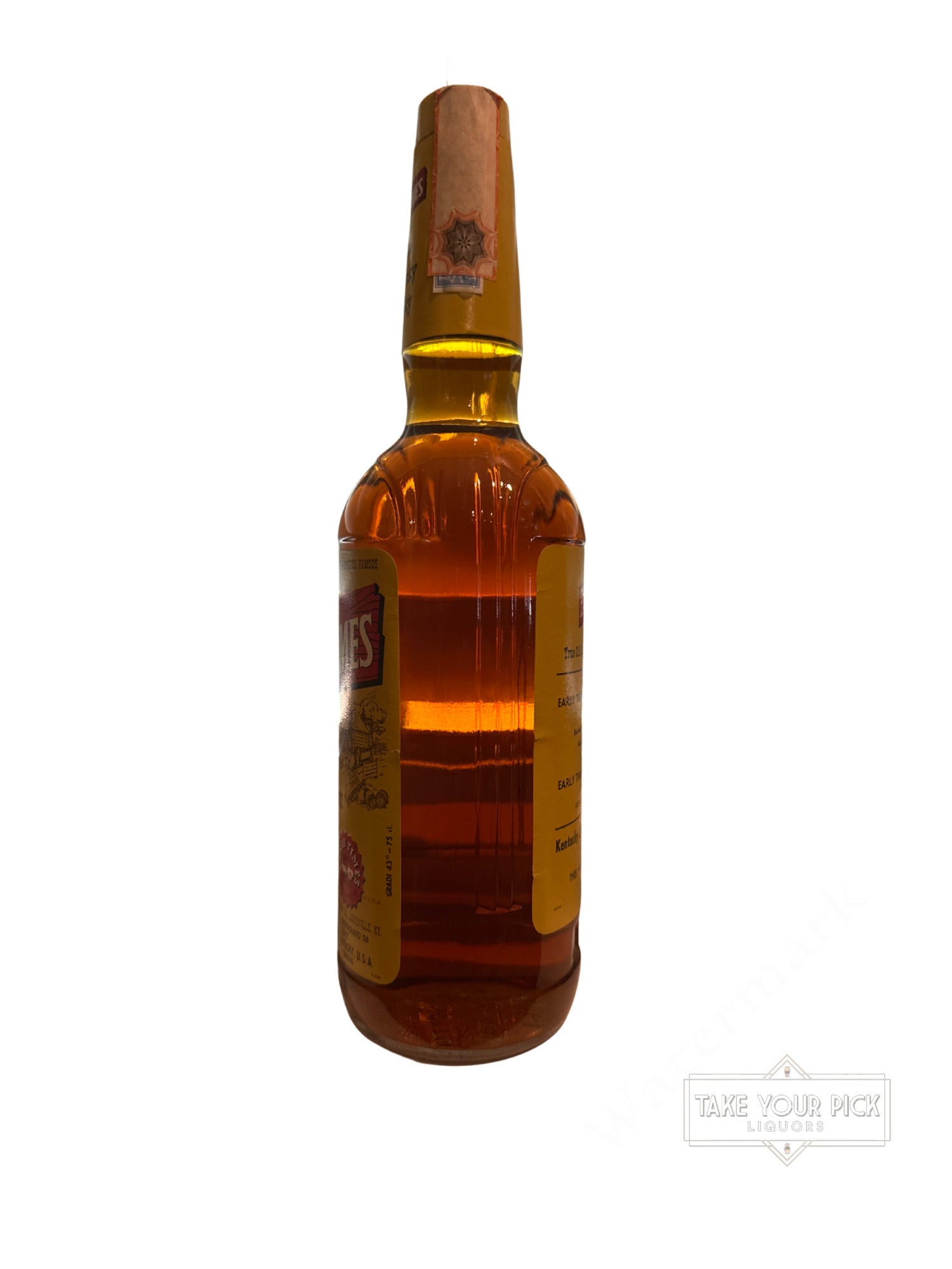 1969 Early Times Distillery Co. Old Style Kentucky Straight Bourbon Whisky 86 Proof