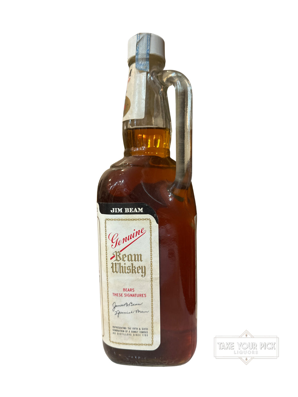 1978 James B. Beam Distilling Co. Jim Beam Kentucky Straight Bourbon Whiskey 86 Proof 1750ml