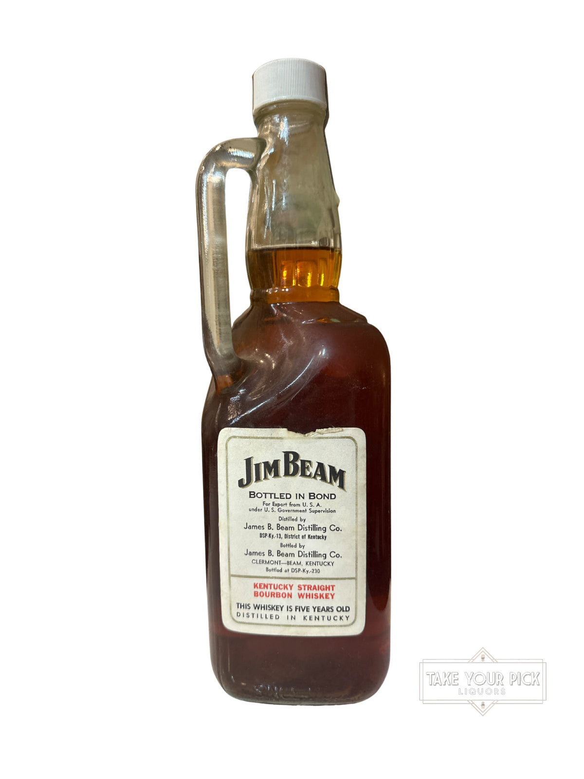 1978 James B. Beam Distilling Co. Jim Beam Kentucky Straight Bourbon Whiskey 86 Proof 1750ml