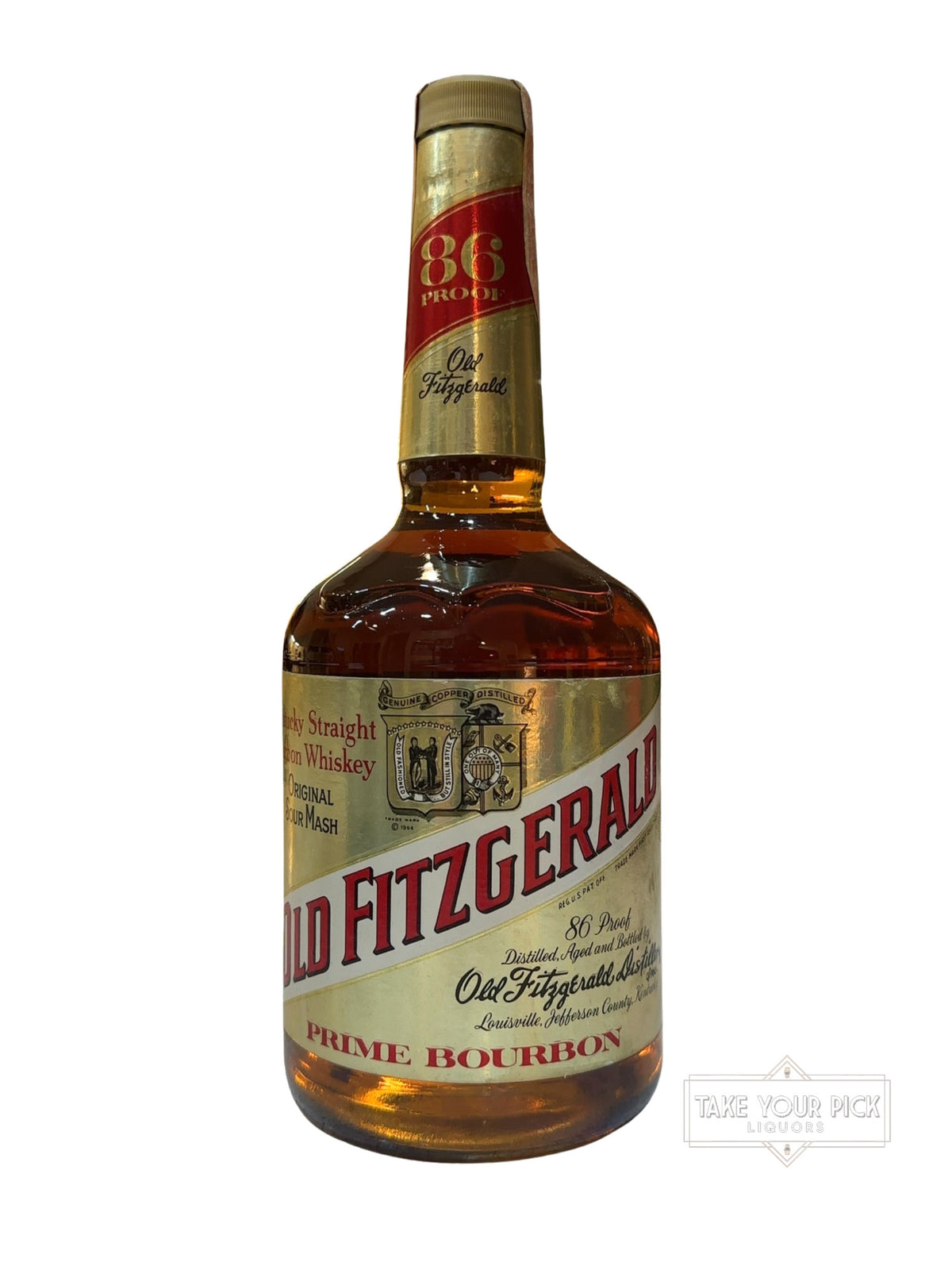 1987 Stitzel Weller Old Fitzgerald Distillery Prime Bourbon 86 Proof 750ml