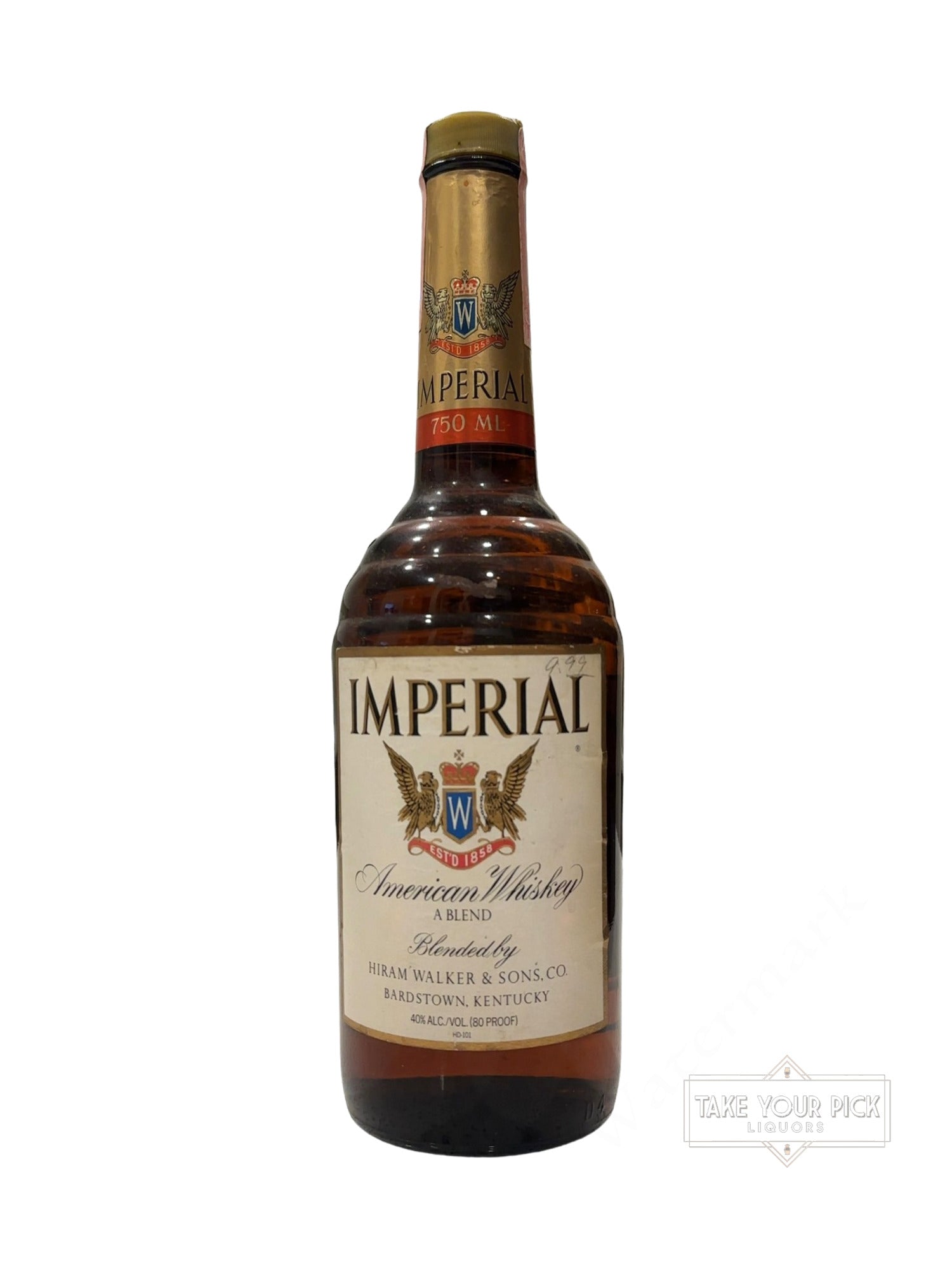1988 Hiram Walker & Sons Co. Imperial American Whiskey 80 Proof 750ml
