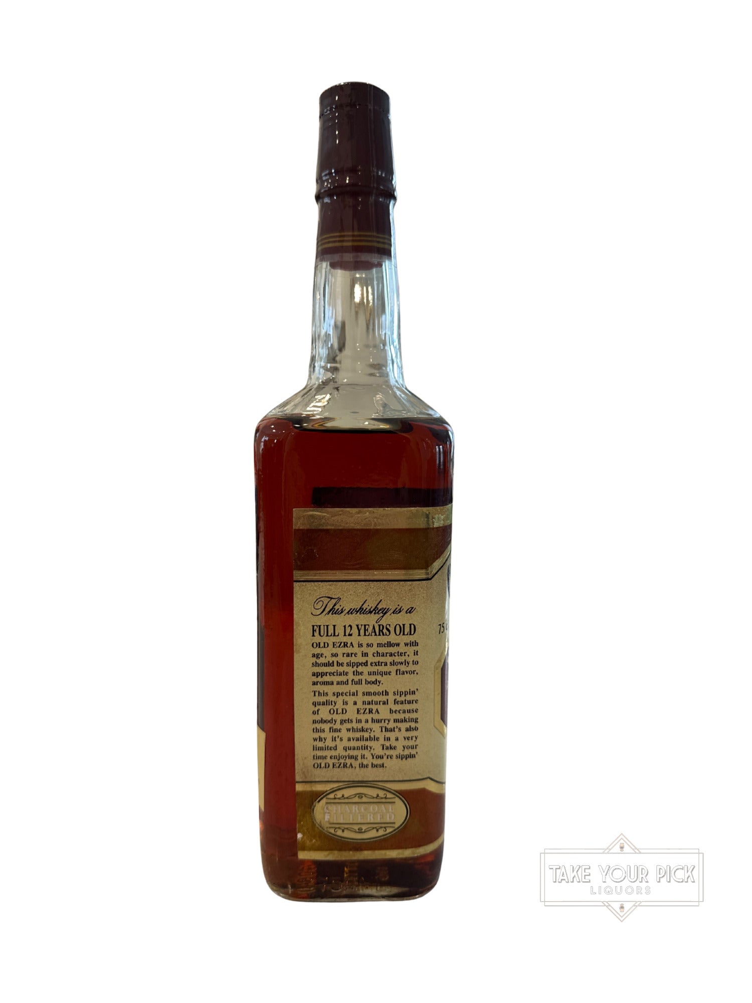 1989 Ezra Brooks 12 Year Sippin' Whiskey 101 Proof 750ml