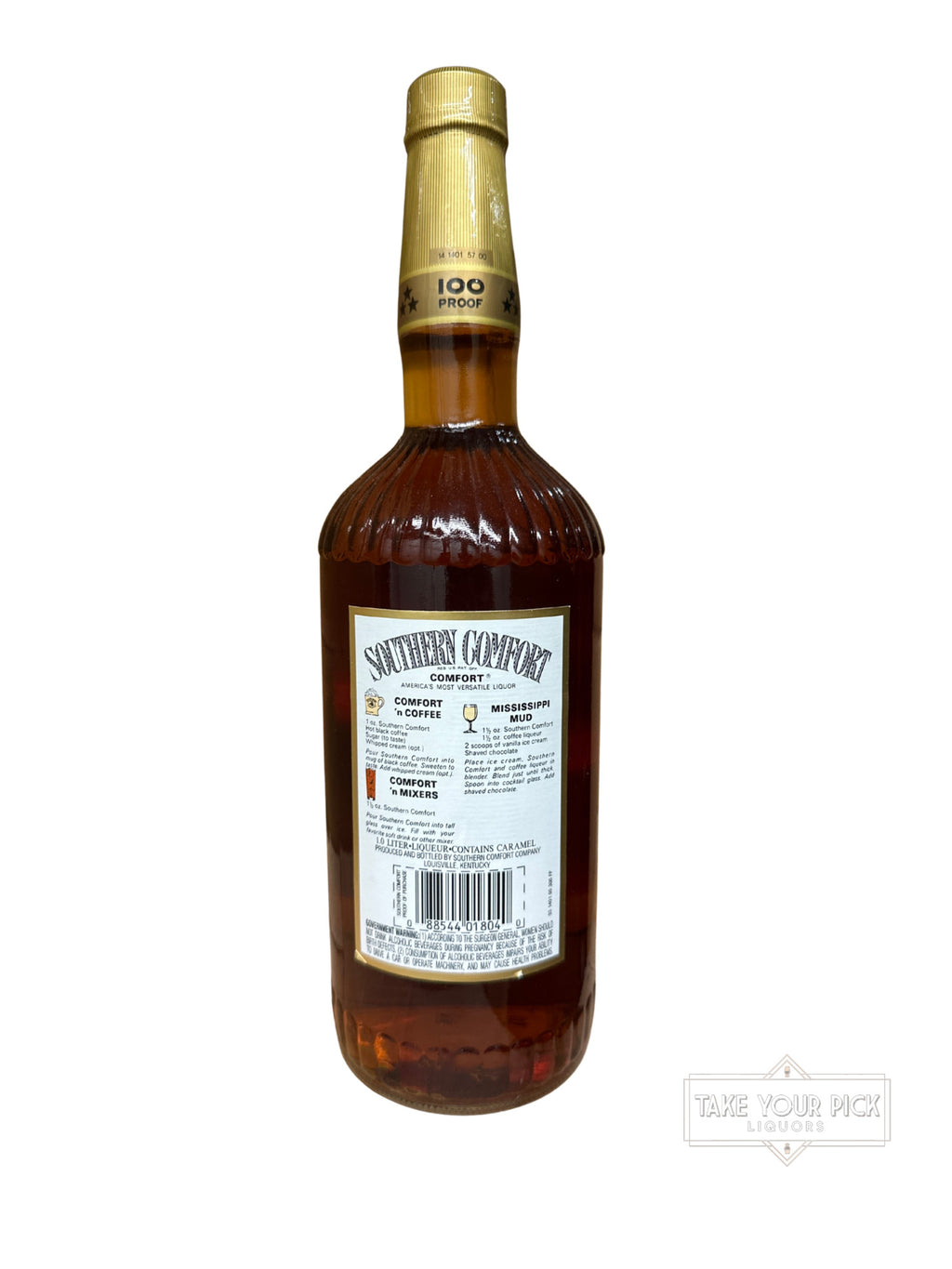 1989 Southern Comfort The Grand Old Drink of the South 100 Proof 1ml