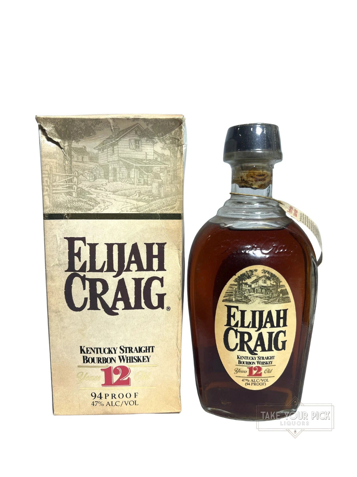 1991 Elijah Craig 12-year (pre-fire Heaven Hill) with box 94 Proof 750ml