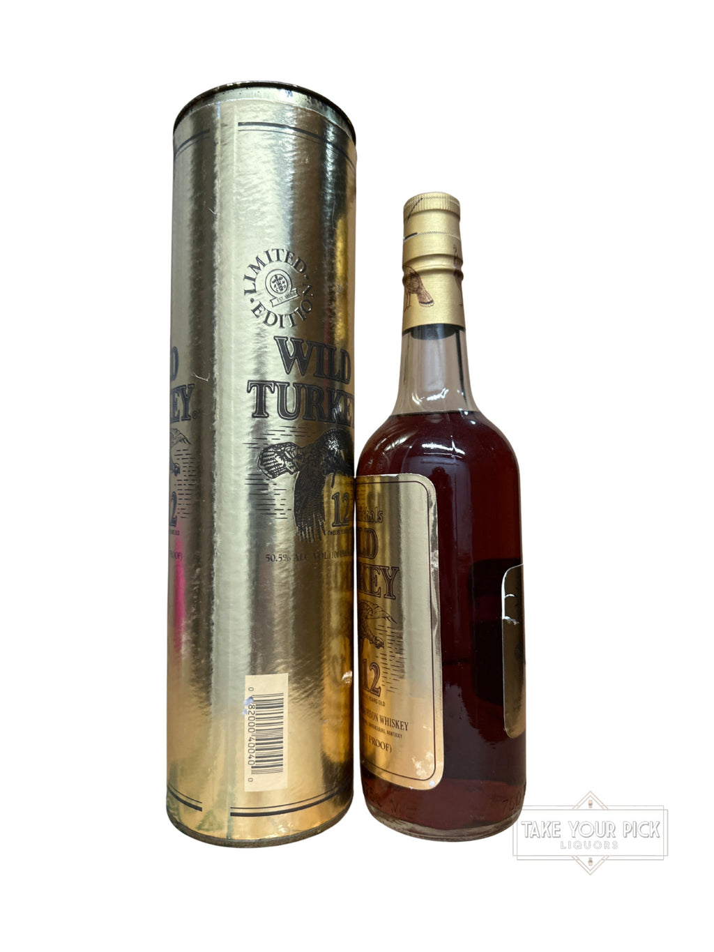 1992 Wild Turkey Gold Foil Austin Nichols 12 Year Old 101 Proof 750ml
