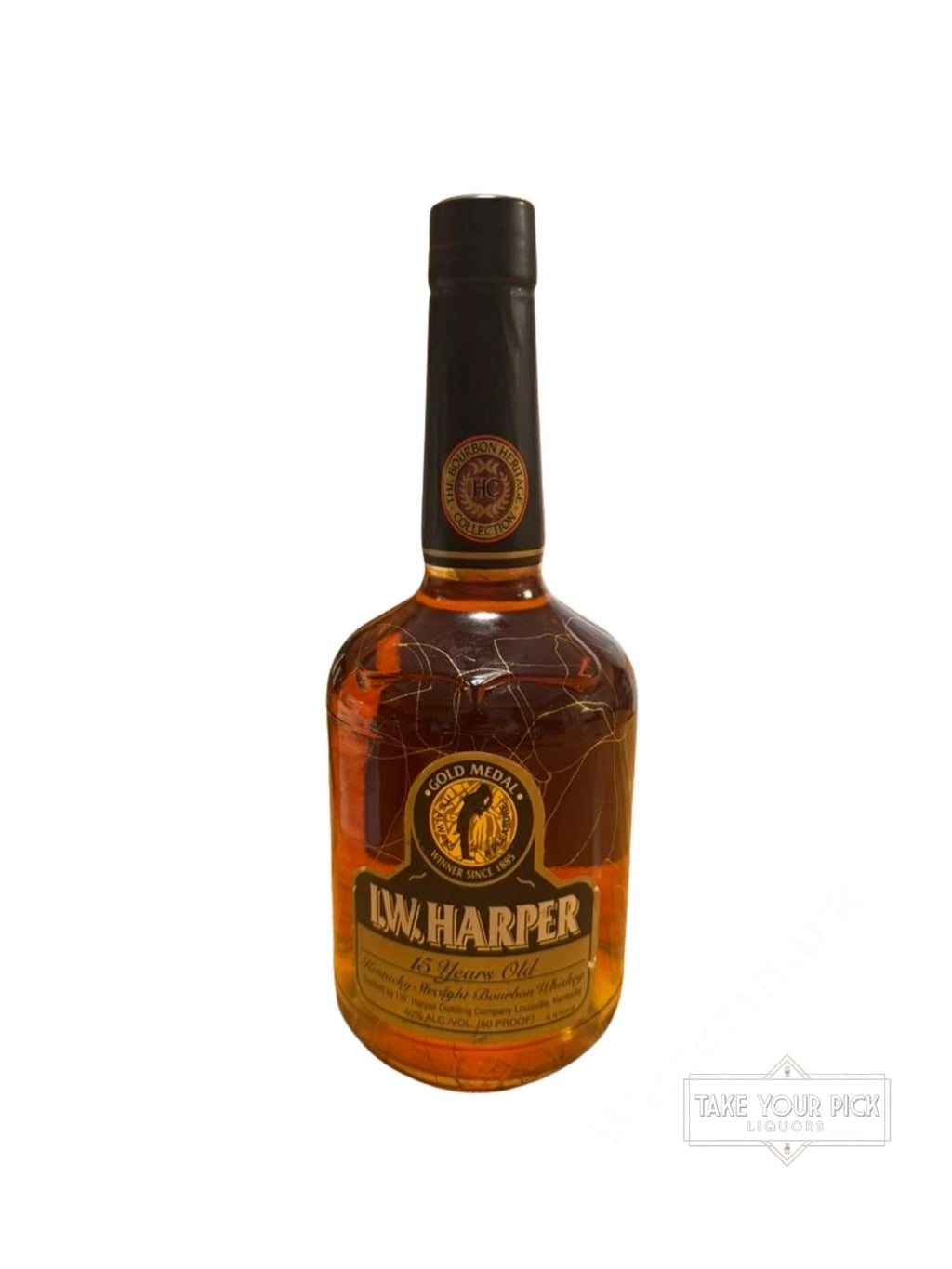 1993 I.W. Harper Distilling Company I.W. Harper 15-year Gold Vein Bourbon Heritage Collection (Bernheim) 80 Proof