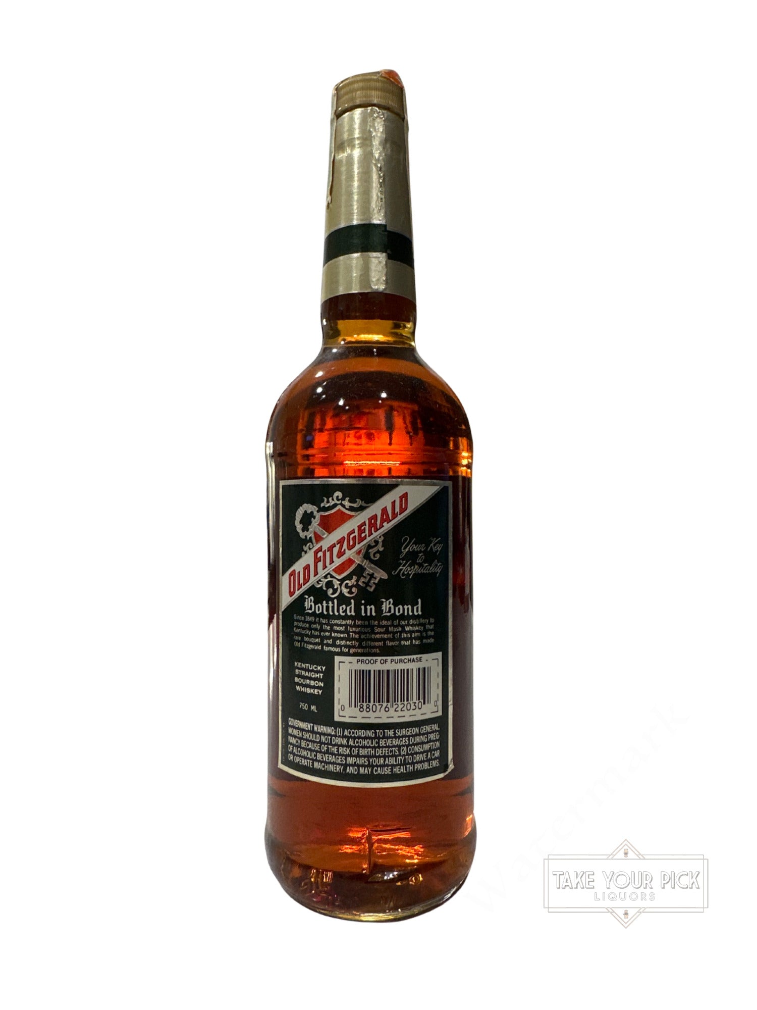 1993 Old Fitzgerald Stitzel Weller Old Fitzgerald Bottled in Bond 100 Proof