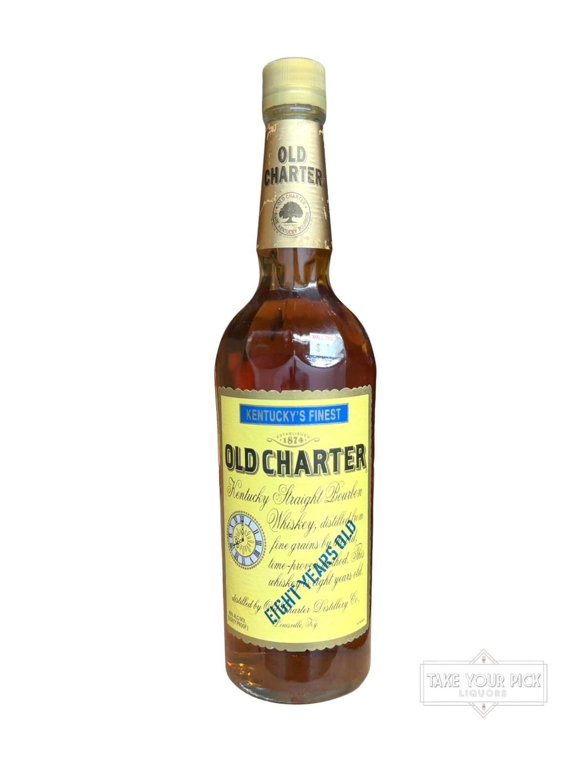 1995 Old Charter Kentucky Straight Bourbon Whiskey 80 Proof 750ml