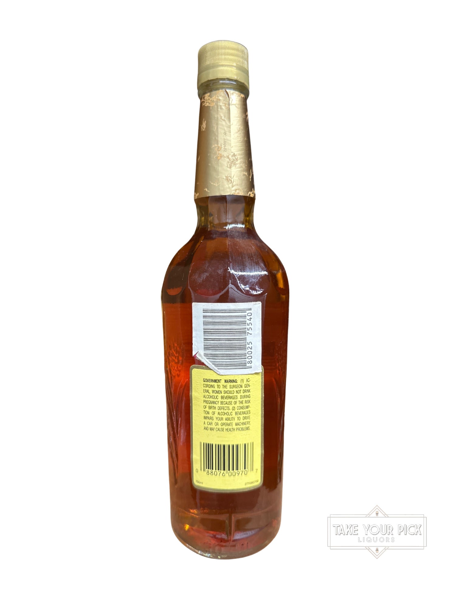 1995 Old Charter Kentucky Straight Bourbon Whiskey 80 Proof 750ml