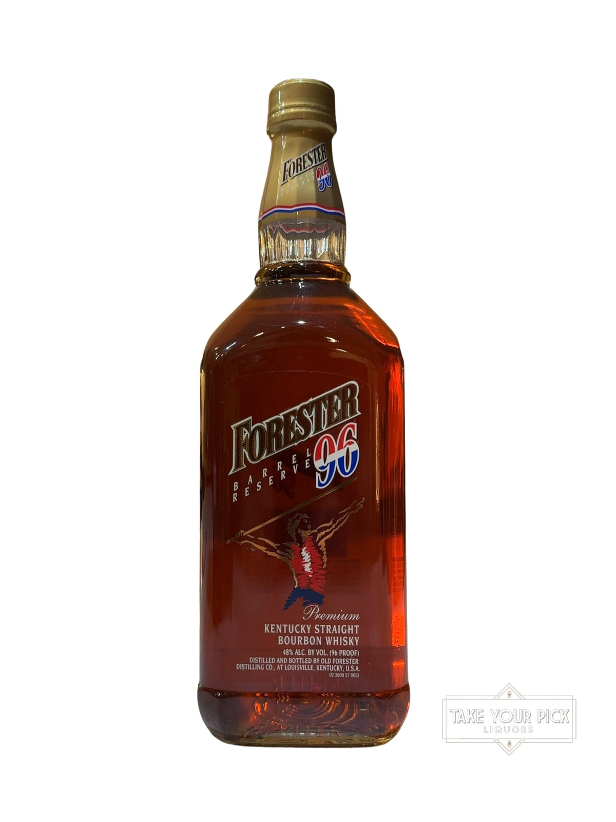 1996 Old Forester Olympics Barrel Reserve Kentucky Straight Bourbon Whisky 96 Proof 1ml