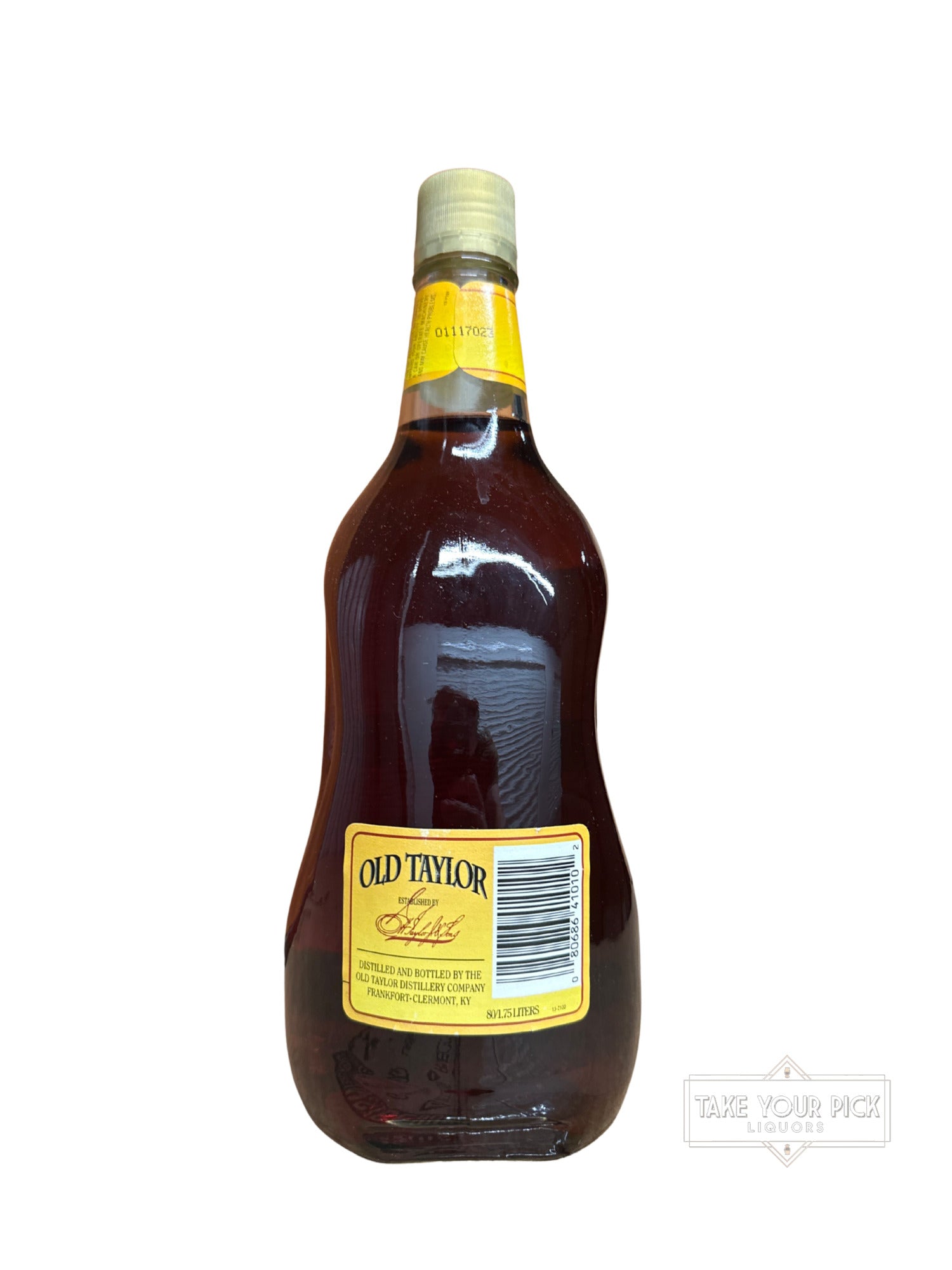 1996 The Old Taylor Distillery Company Old Taylor Kentucky Straight Bourbon Whiskey 80 Proof 1.75ml