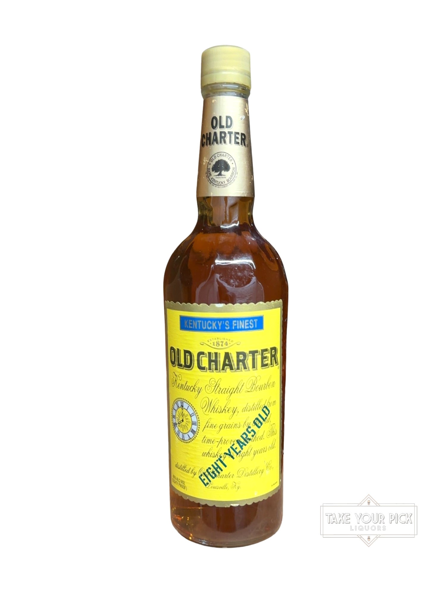 1997 Old Charter Distillery Co. Charter Kentucky Straight Bourbon Whiskey 80 Proof 750ml