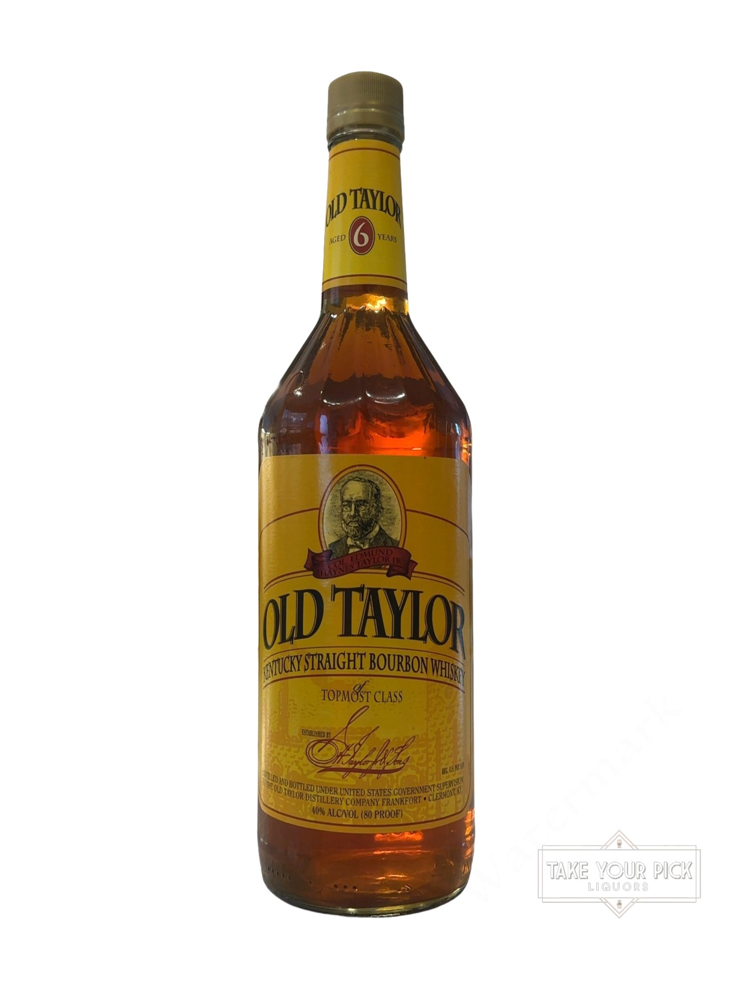 1998 The Old Taylor Distillery Company OLD TAYLOR 80 Proof