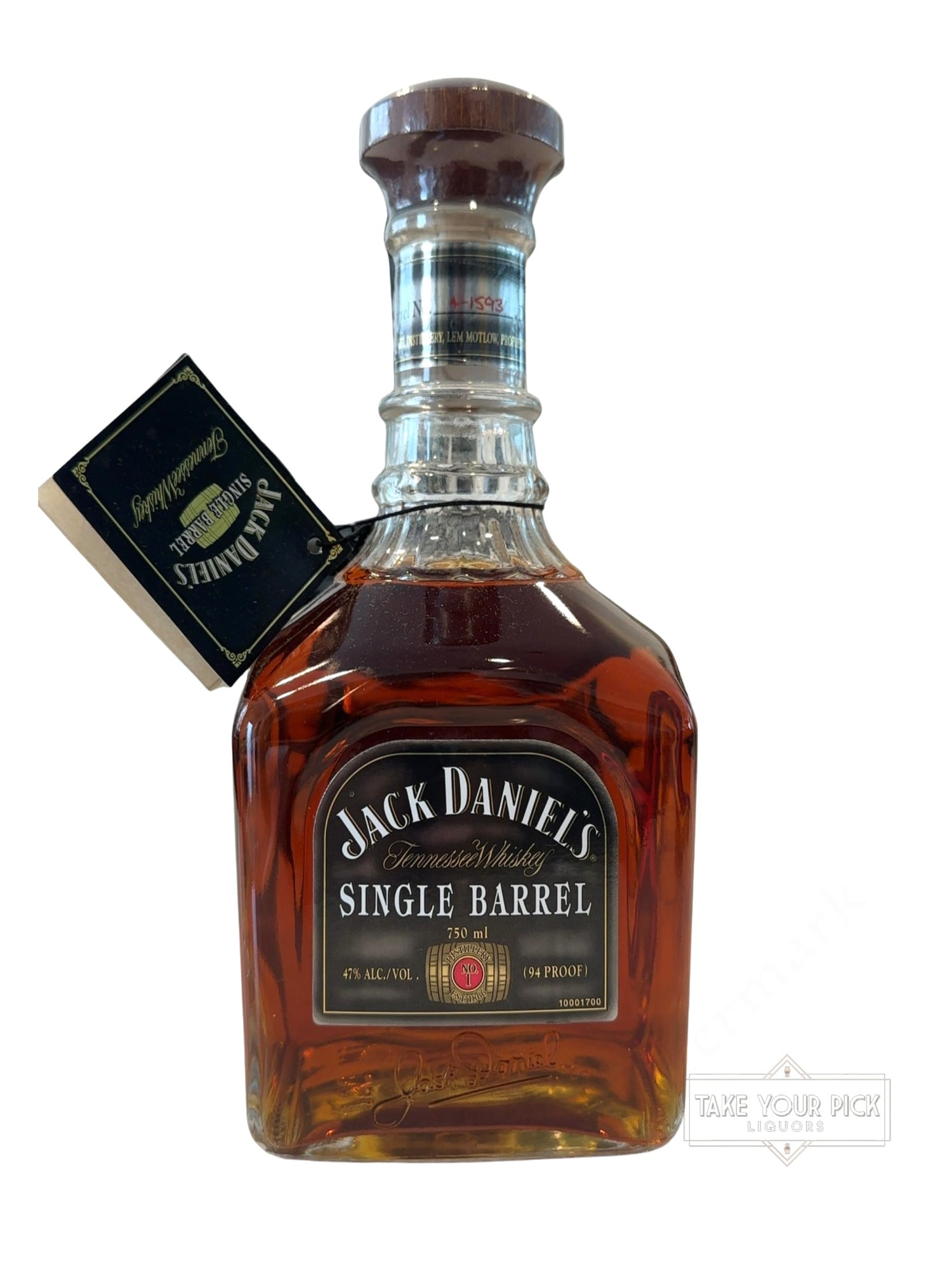 2004 Jack Daniel's Tennessee Whiskey Single Barrel 94 Proof