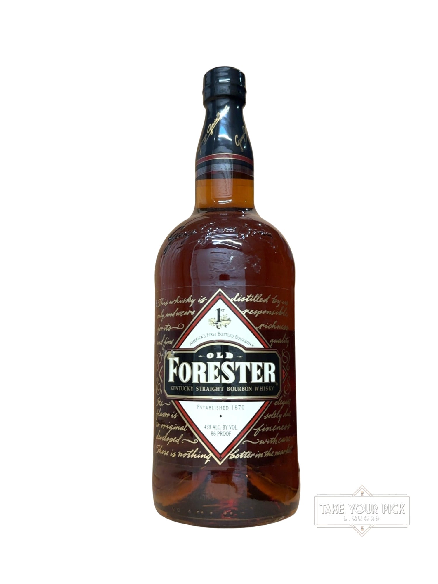2007 Old Forester Kentucky Straight Bourbon Whisky 86 Proof 1ml