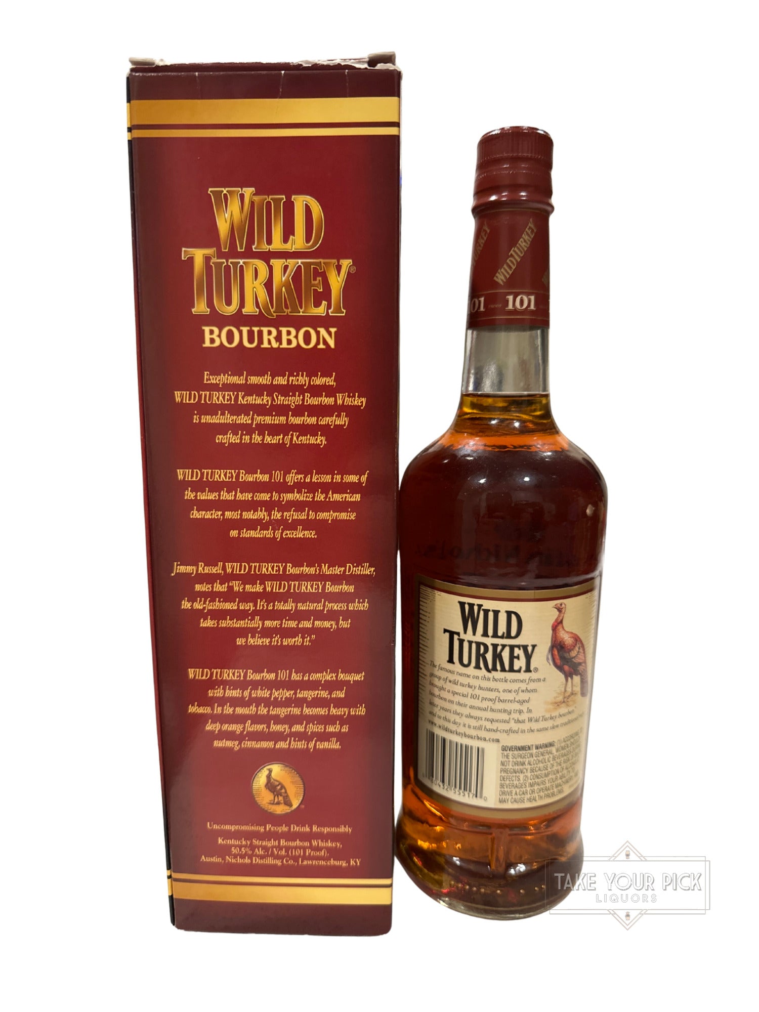 2007 Wild Turkey Austin Nichols Kentucky Straight Bourbon Whiskey 101 Proof 750ml