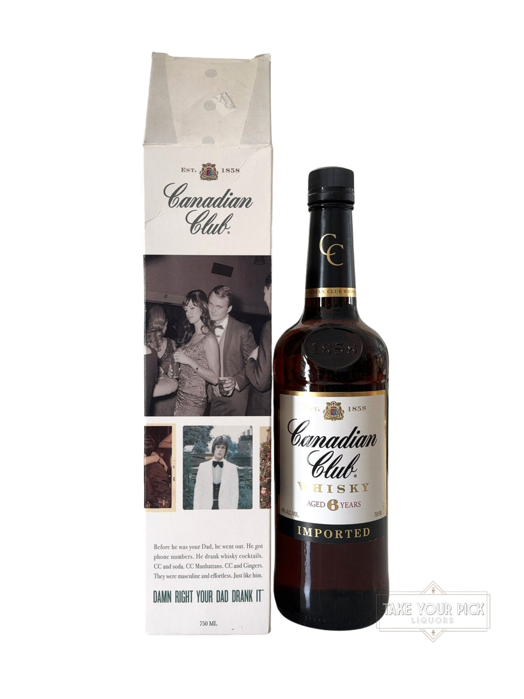 2008 Canadian Club Whisky 80 Proof 750ml
