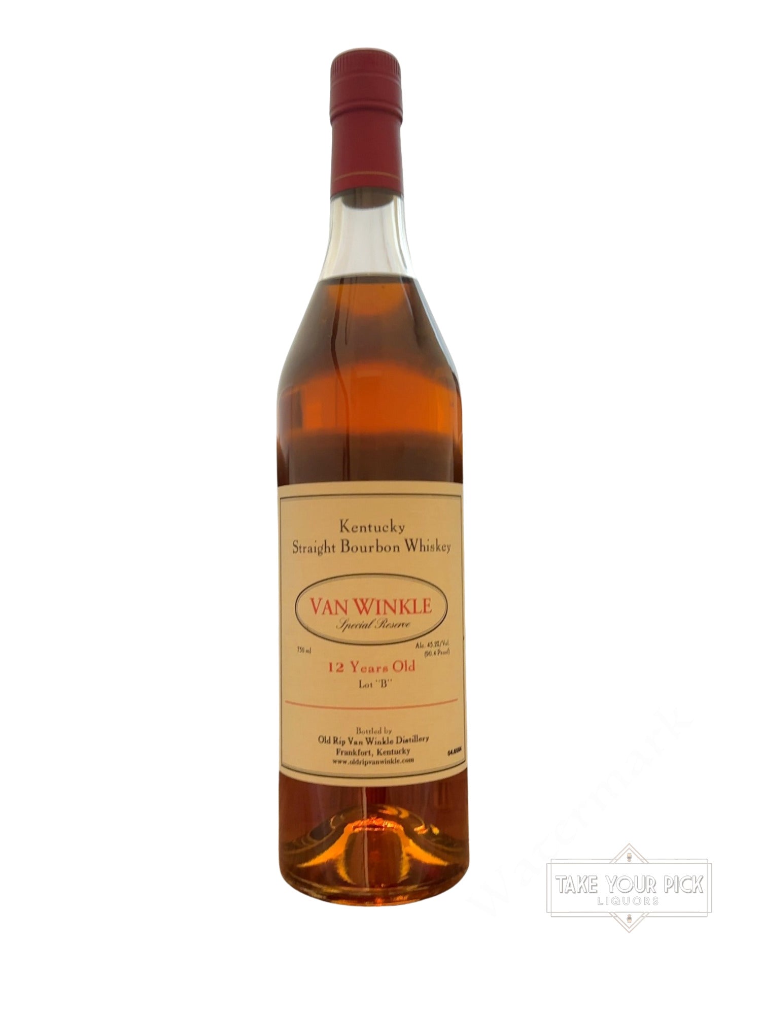 2008 Old Rip Van Winkle Distillery Van Winkle Special Reserve 12 Years Old 90.4 Proof