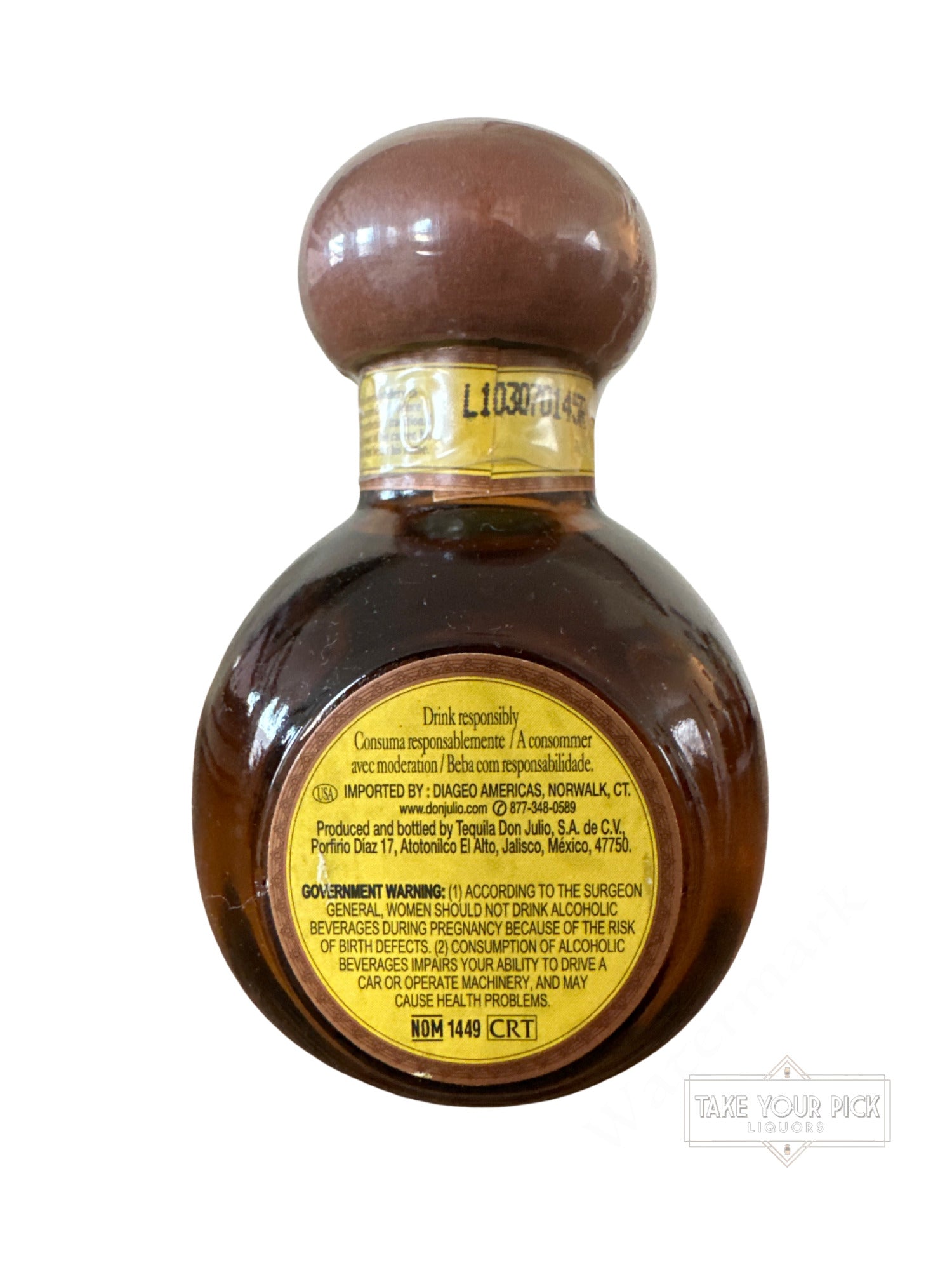 2010 Don Julio Reserva De Don Julio Añejo Tequila 80 Proof 50ml