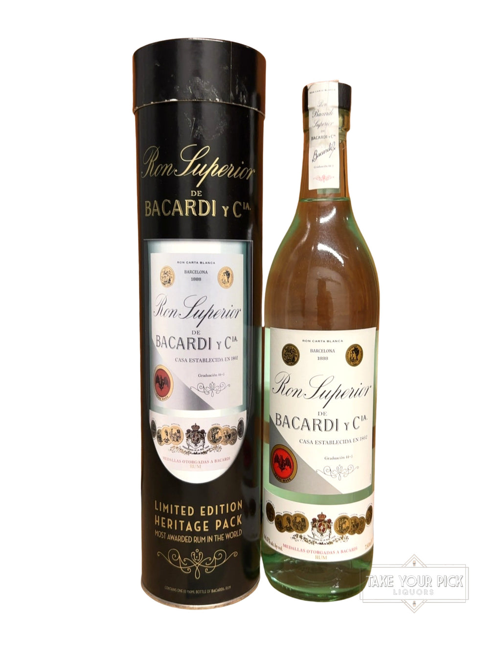 2012 Bacardi Ron Superior de BACARDI Y Cia. Ron Carta Blanca 89 Proof 750ml
