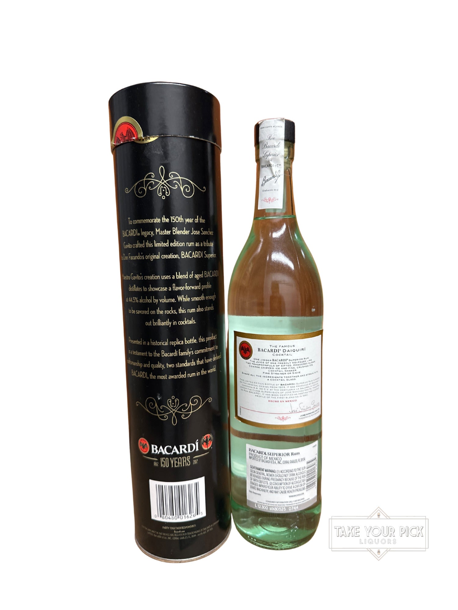 2012 Bacardi Ron Superior de BACARDI Y Cia. Ron Carta Blanca 89 Proof 750ml