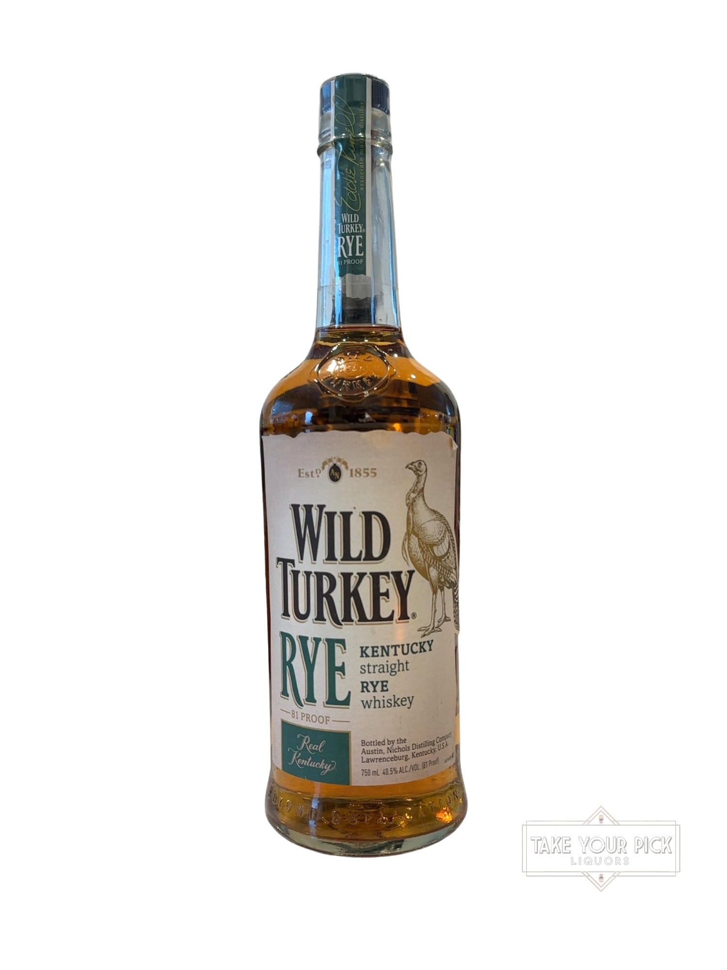 2012 Wild Turkey Austin Nichols Rye 81 Proof 81 Proof 750ml