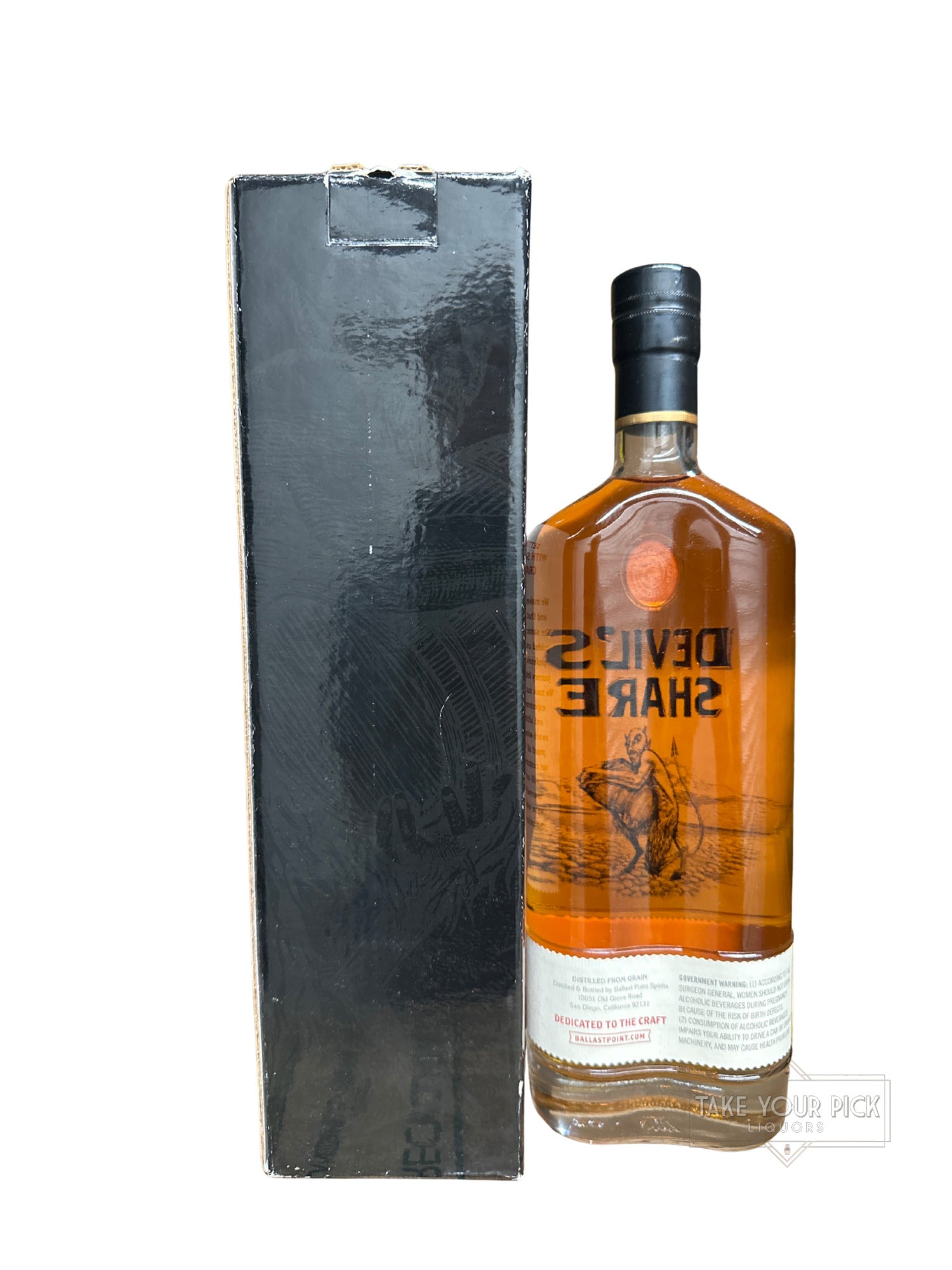 2013-2014 Ballast Point Devil's Share Single Malt Whiskey 92 Proof 750ml Batch 4
