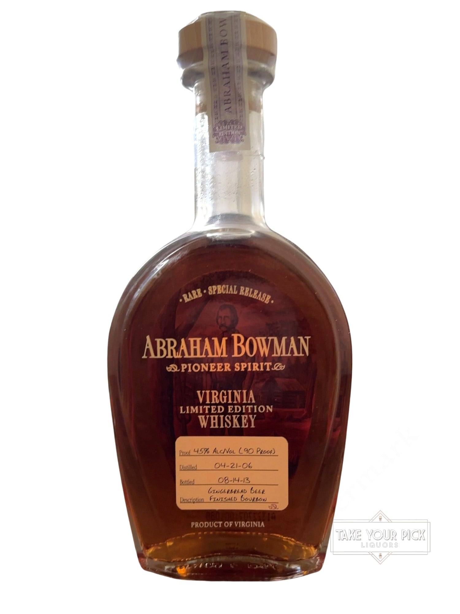 2013 Abraham Bowman Gingerbread Beer Finished 90 Proof