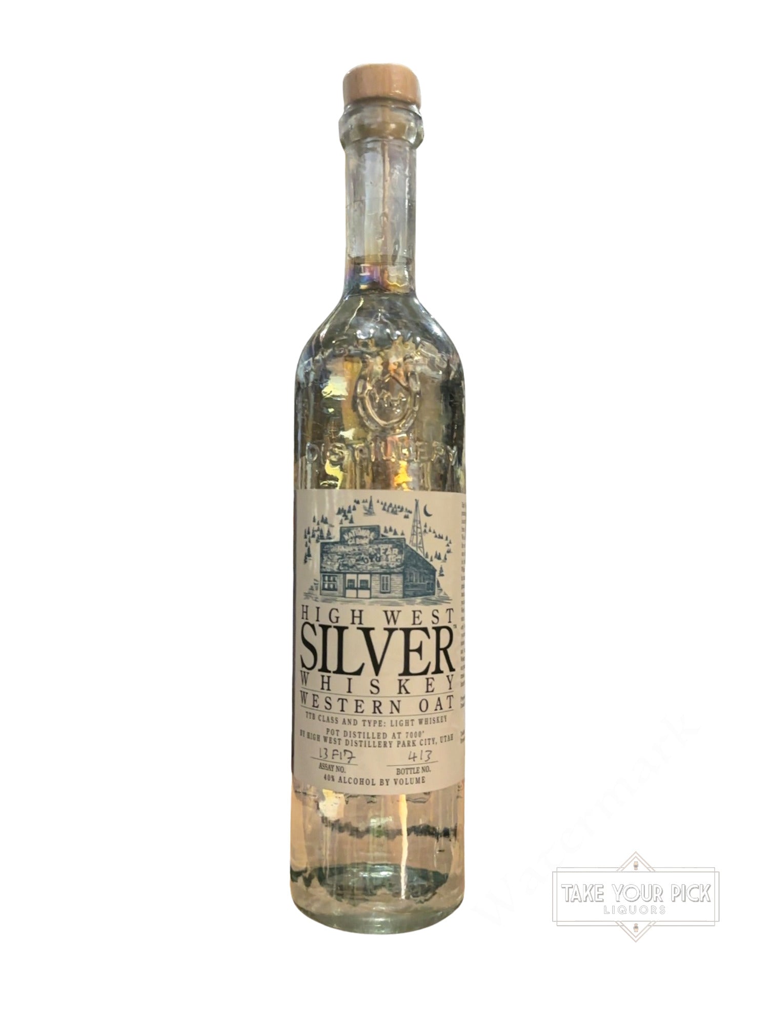 2013 High West Silver Whiskey Western Oat 80 Proof