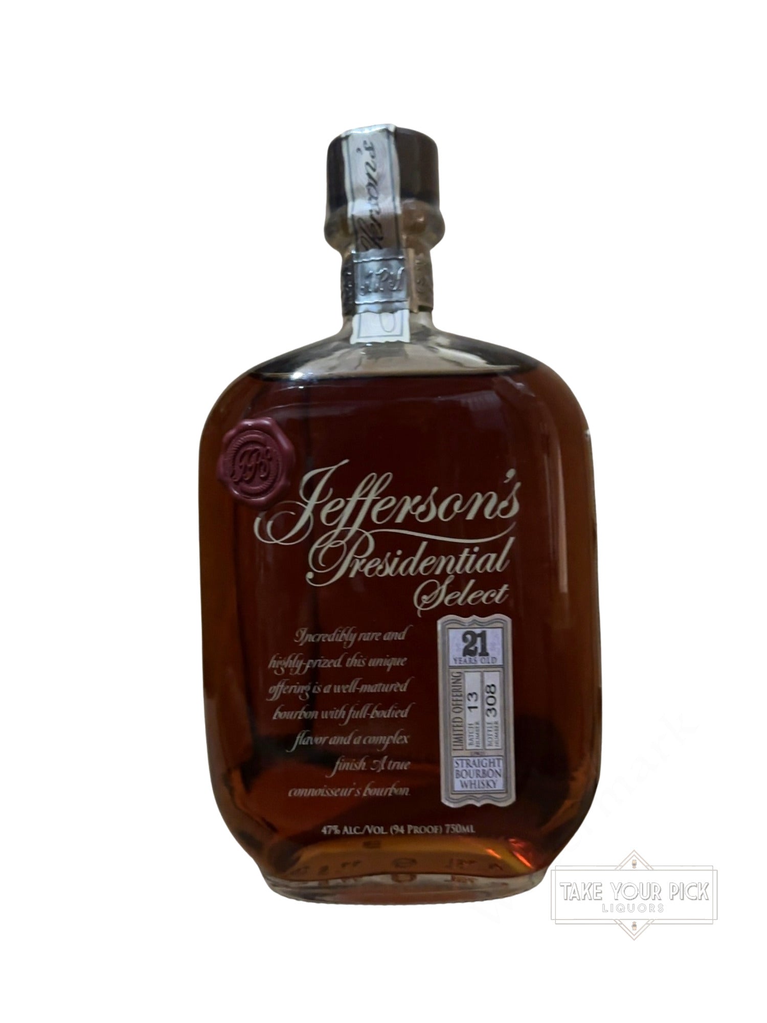 2013 Jefferson's Presidential Select 94 Proof