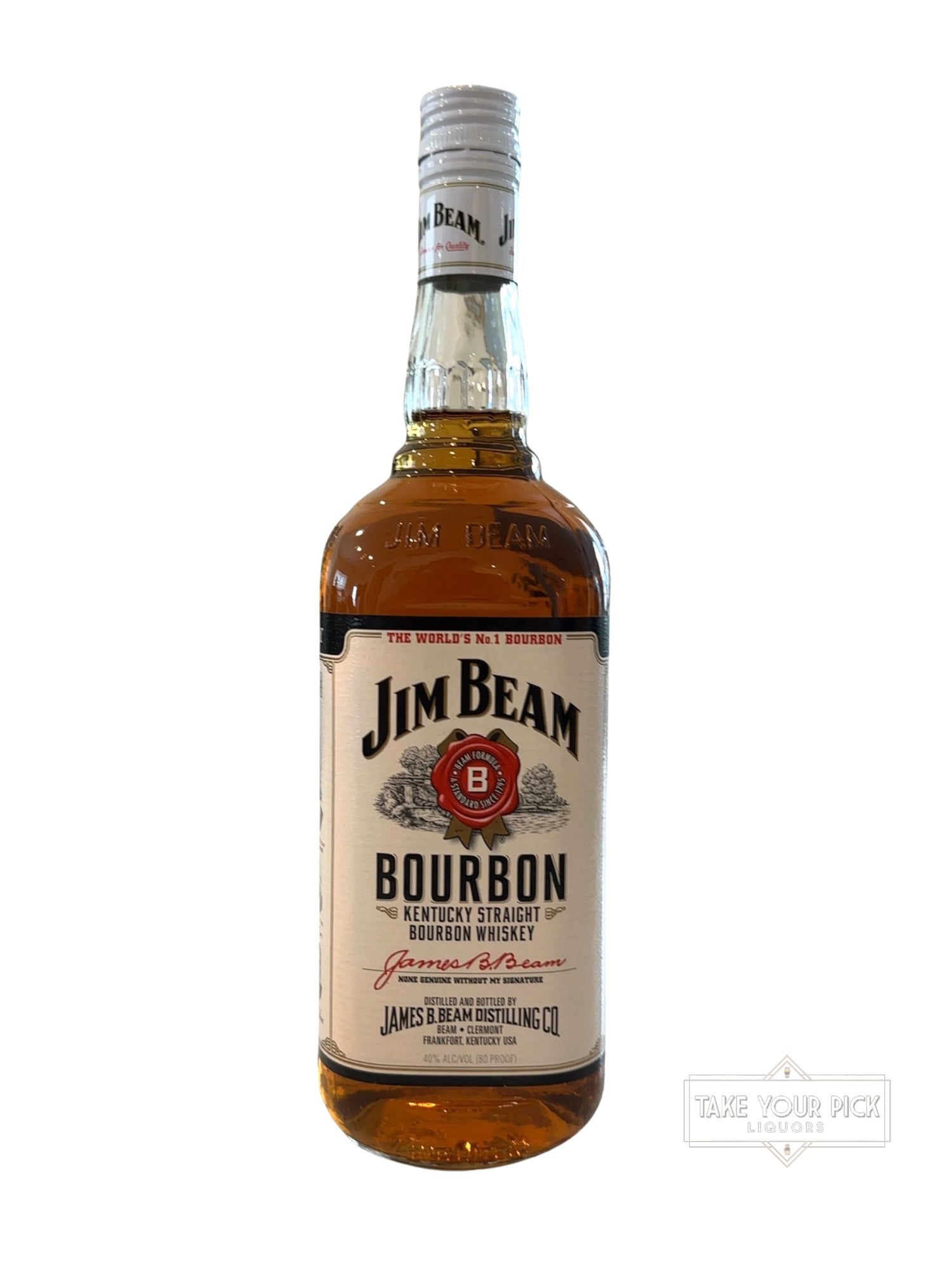 2013 Jim Beam 80 Proof 1.0 Liter 80 Proof 1000ml